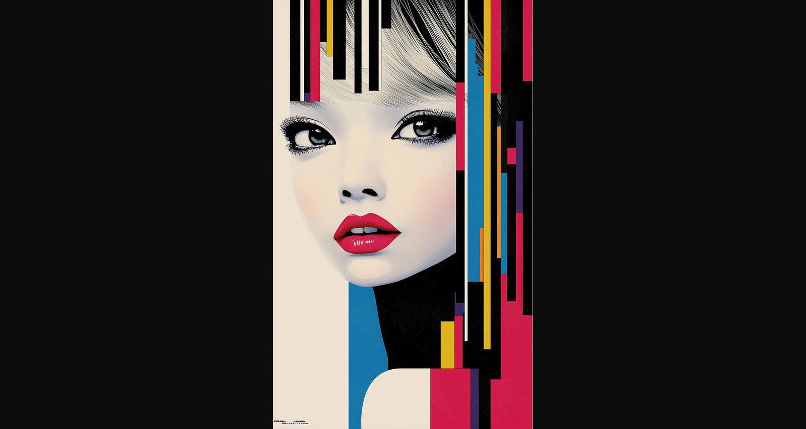 Modern Art Styled Fashion Ad Photo With A Transparent Background 162 SN2989 - Sweet As Hell Designs