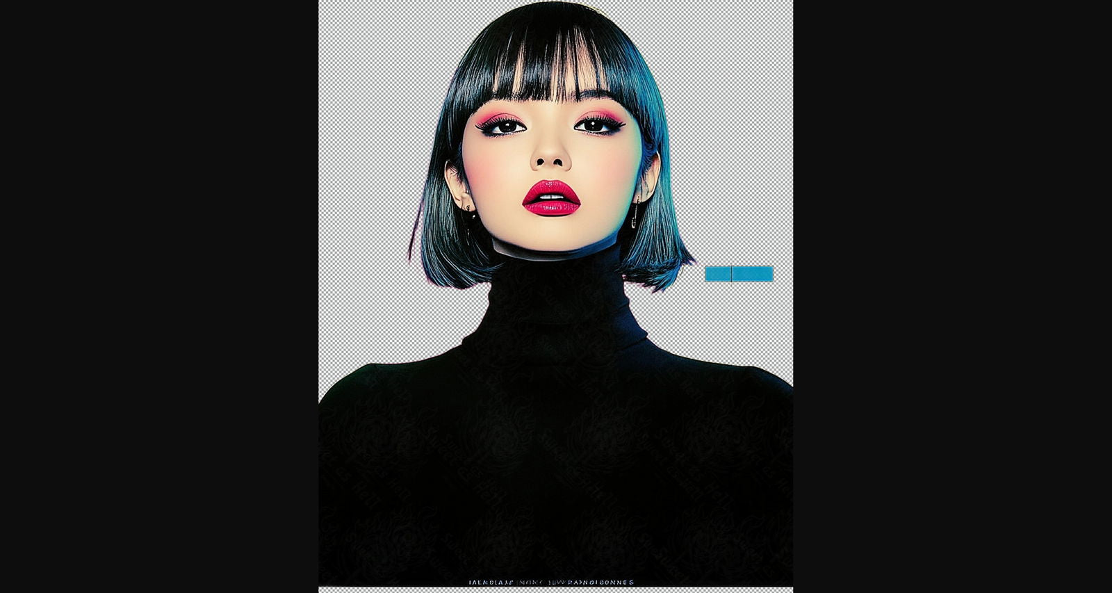 Modern Art Styled Fashion Ad Photo With A Transparent Background 168 SN2995 - Sweet As Hell Designs
