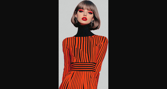 Modern Art Styled Fashion Ad Photo With A Transparent Background 169 SN2996 - Sweet As Hell Designs