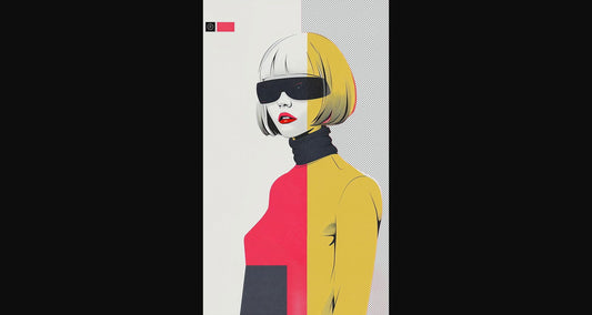 Modern Art Styled Fashion Ad Photo With A Transparent Background 171 SN2998 - Sweet As Hell Designs