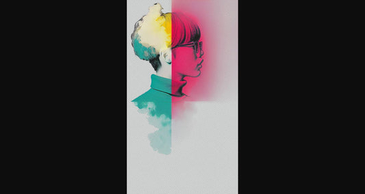 Modern Art Styled Fashion Ad Photo With A Transparent Background 173 SN3000 - Sweet As Hell Designs