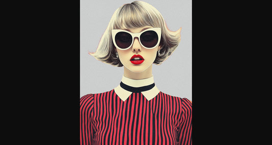 Modern Art Styled Fashion Ad Photo With A Transparent Background 180 SN3007 - Sweet As Hell Designs