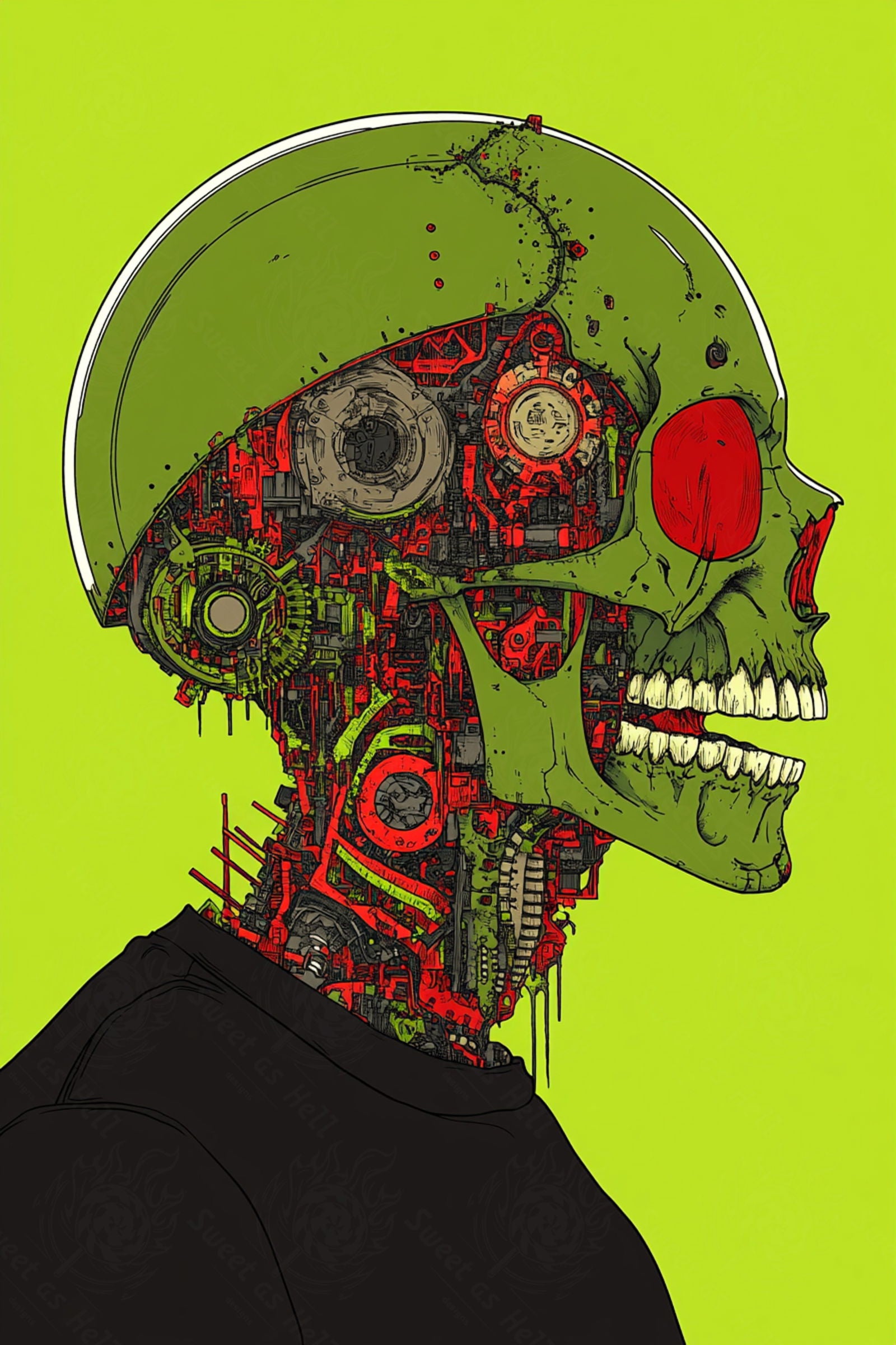 Mother Muerte 02 by 03 050 SN1768 - Sweet As Hell Designs