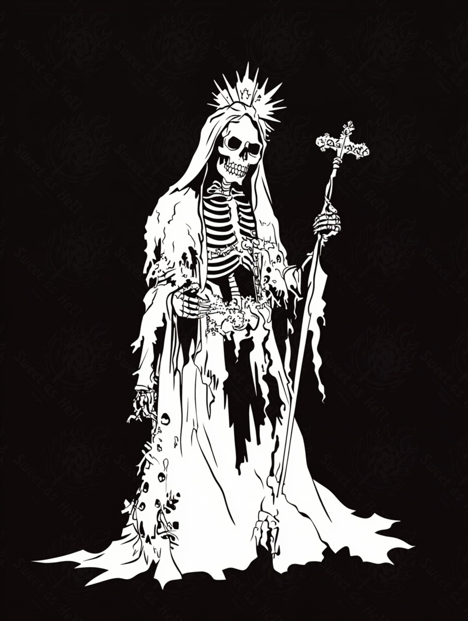 Mother Muerte 03 by 04 013 SN1842 - Sweet As Hell Designs