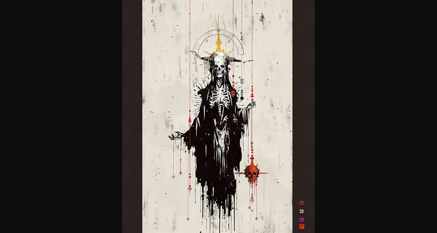 Mother Muerte 04 by 05 027 SN1875 - Sweet As Hell Designs