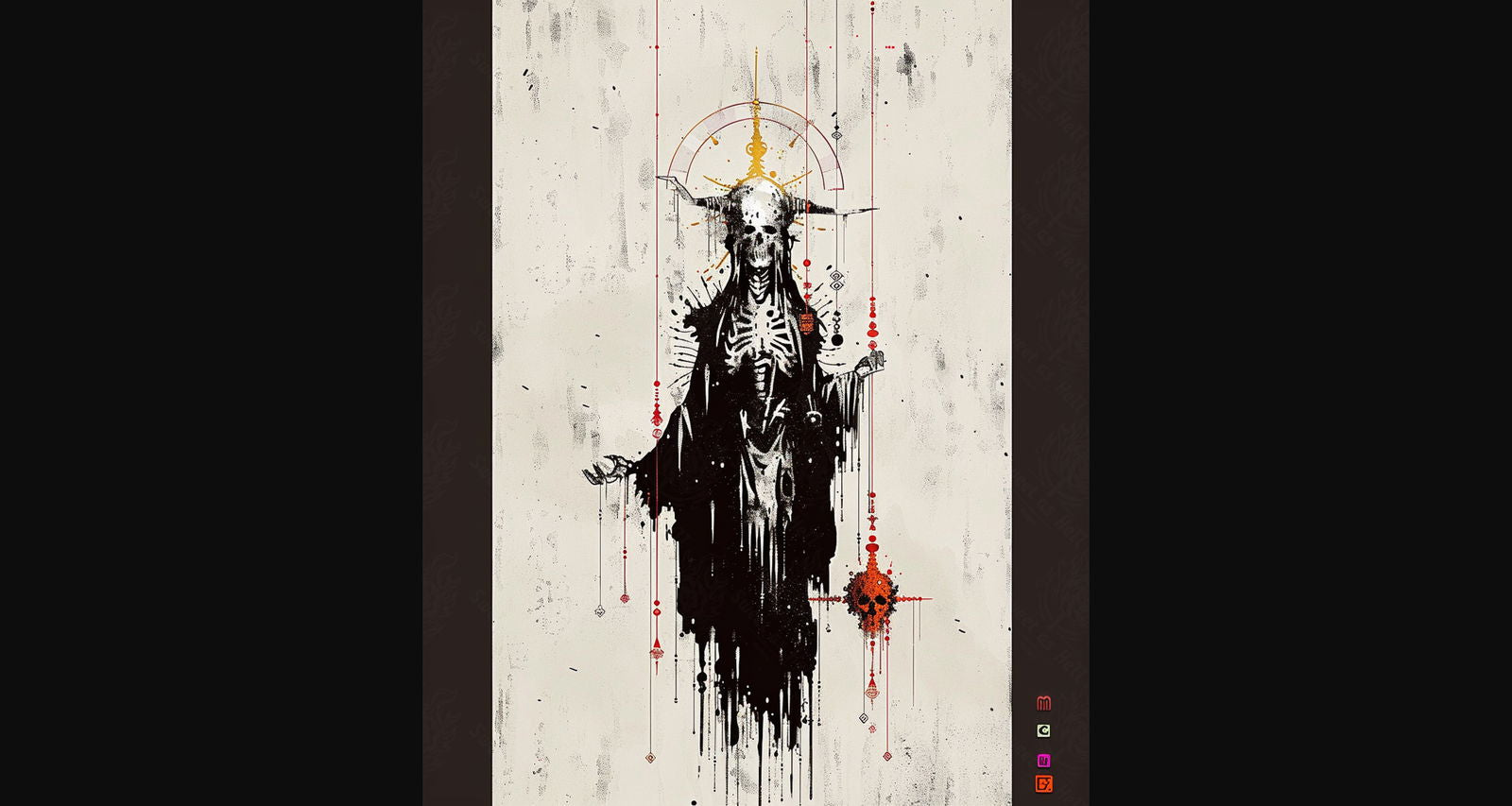 Mother Muerte 04 by 05 027 SN1875 - Sweet As Hell Designs