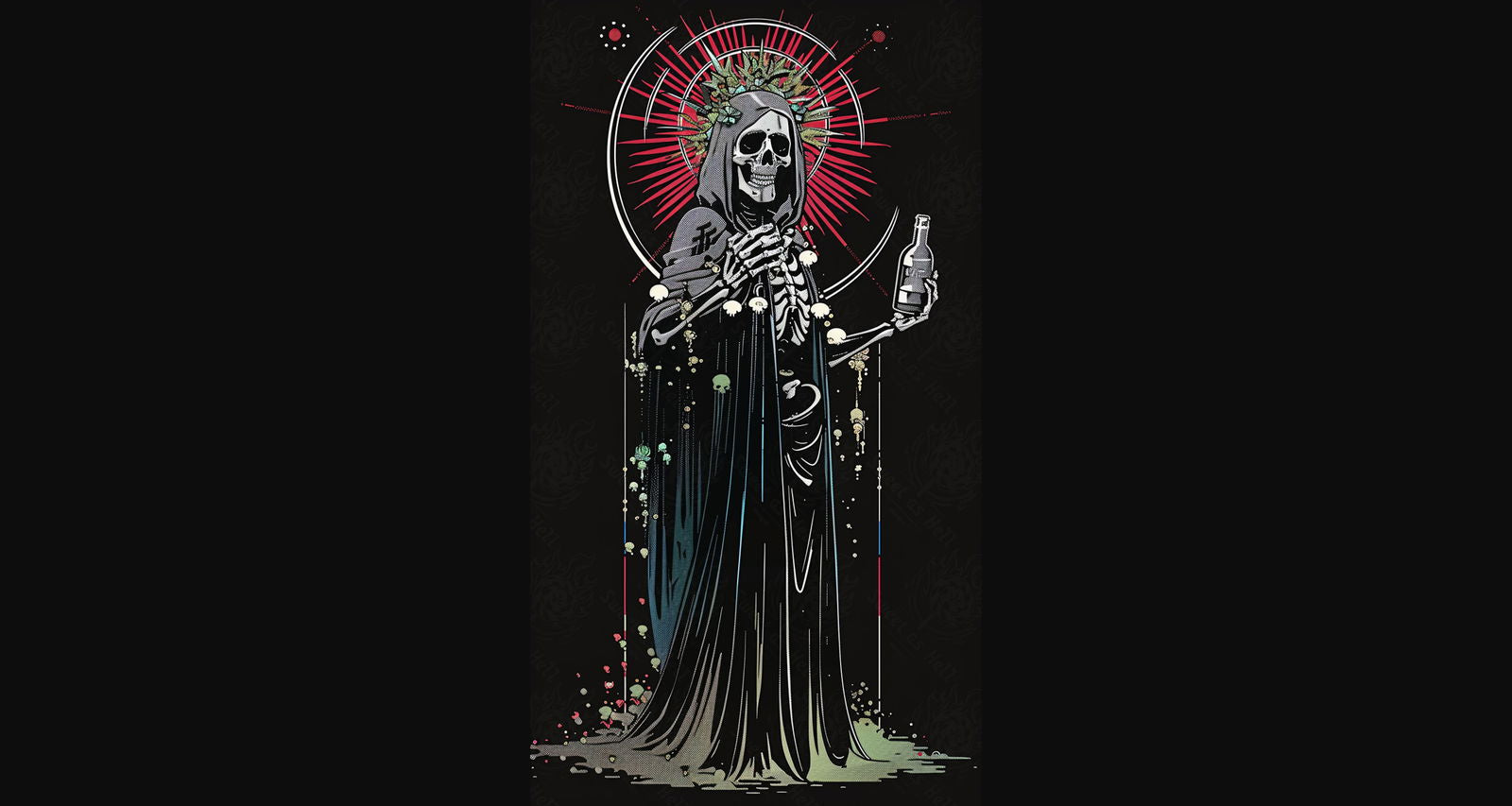 Mother Muerte 09 by 16 112 SN2032 - Sweet As Hell Designs