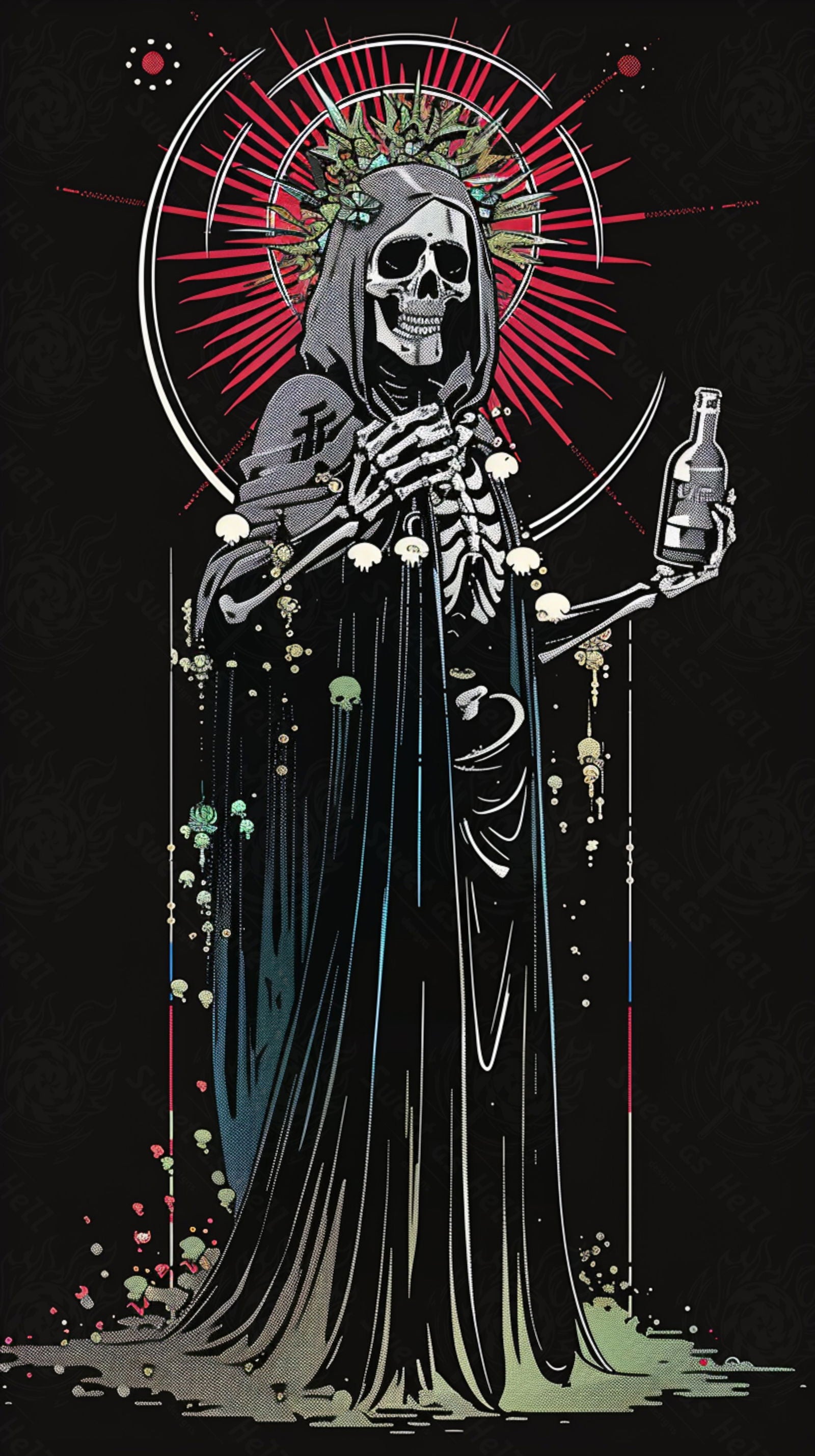 Mother Muerte 09 by 16 112 SN2032 - Sweet As Hell Designs