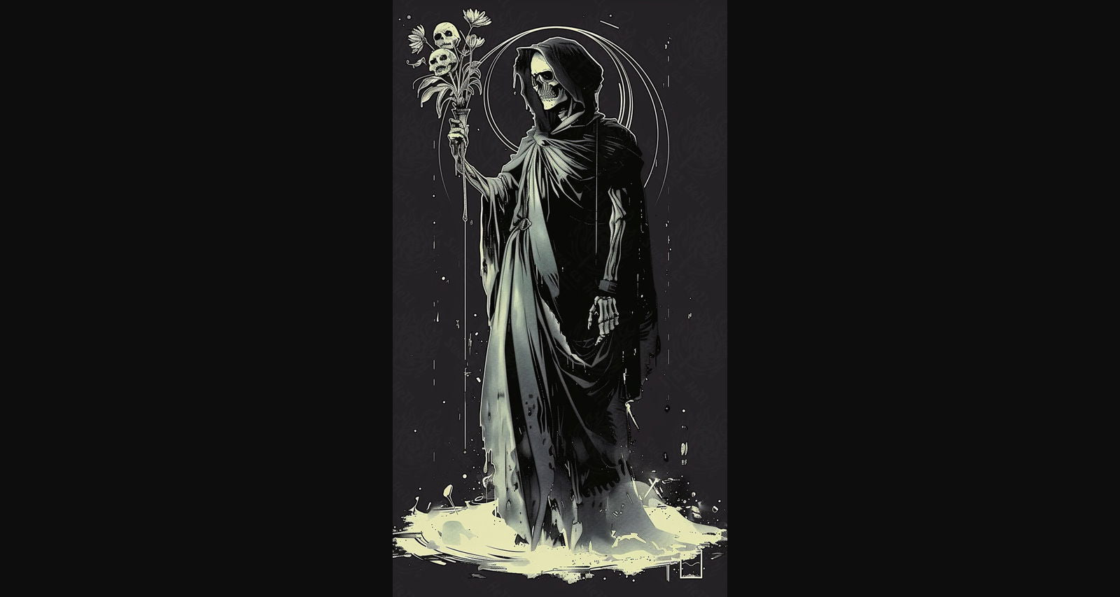 Mother Muerte 09 by 16 124 SN2044 - Sweet As Hell Designs