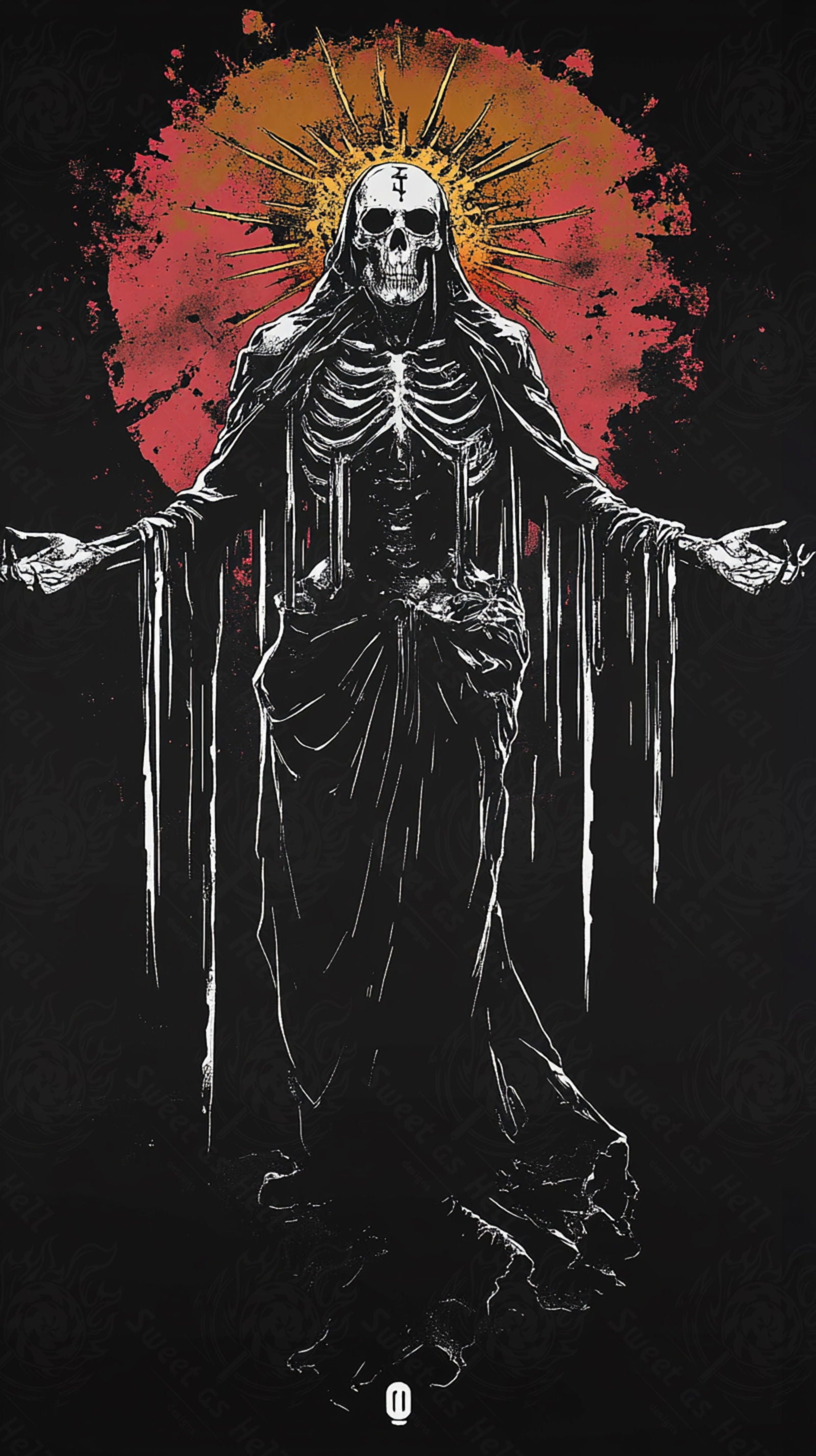 Mother Muerte 09 by 16 126 SN2046 - Sweet As Hell Designs