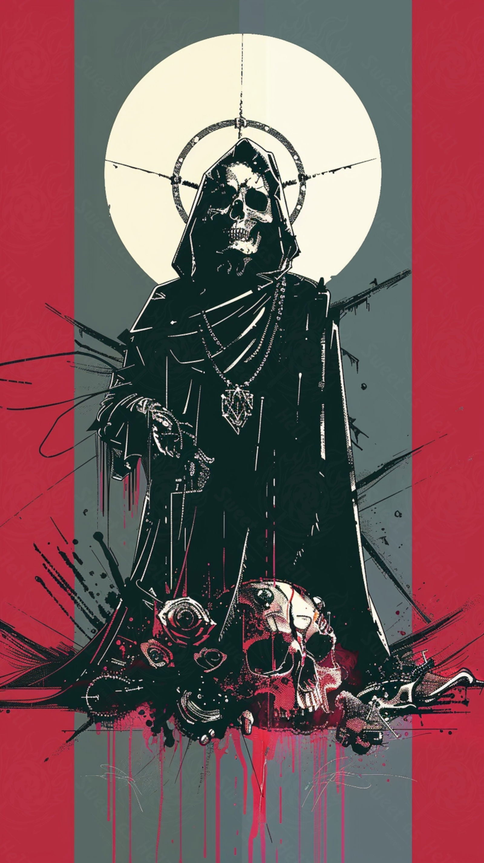 Mother Muerte 09 by 16 129 SN2049 - Sweet As Hell Designs