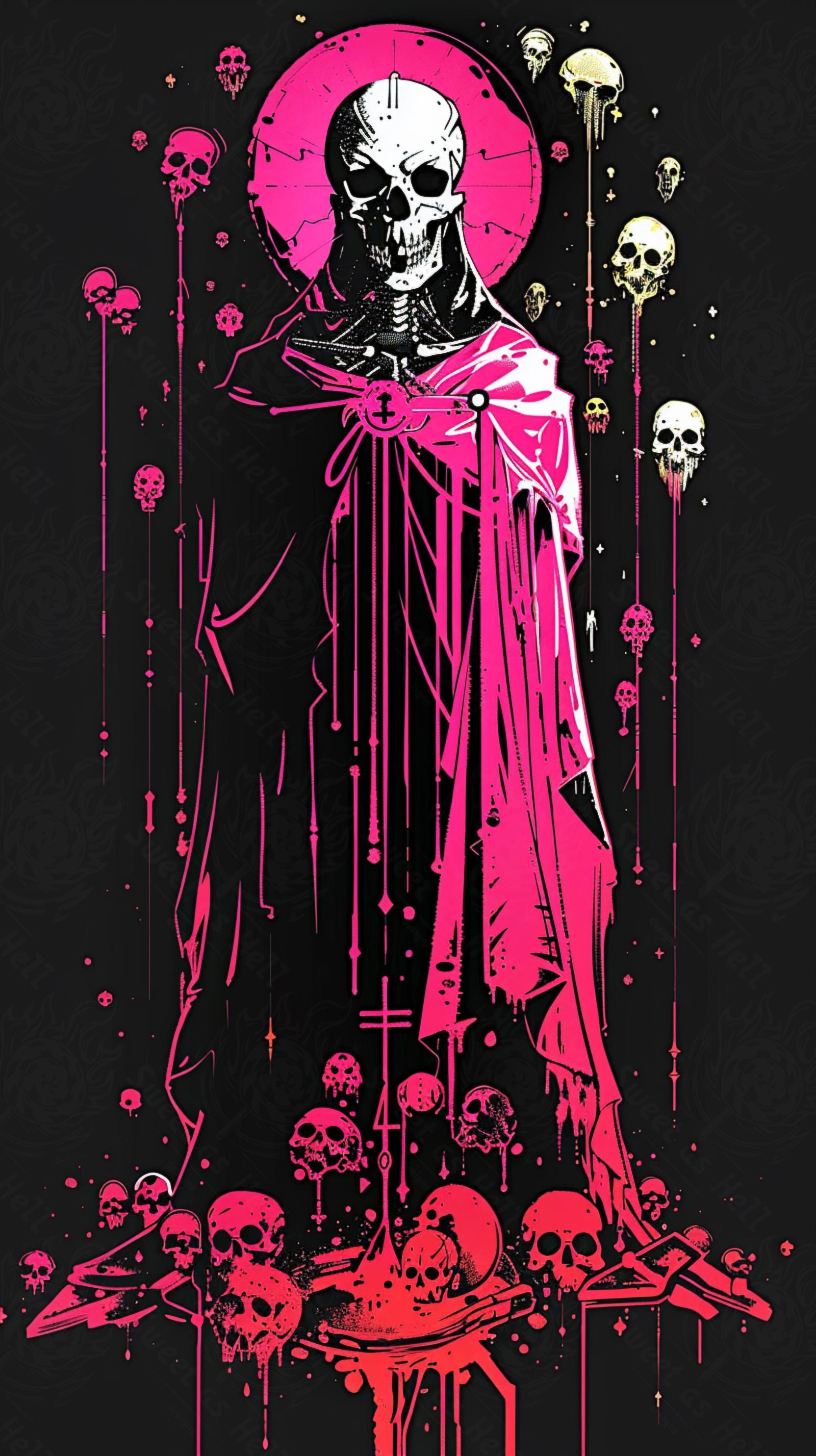 Mother Muerte 09 by 16 140 SN2060 - Sweet As Hell Designs