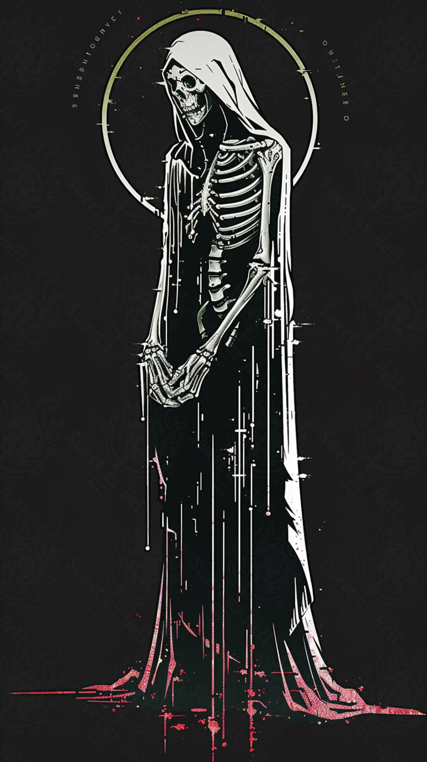 Mother Muerte 09 by 16 156 SN2076 - Sweet As Hell Designs