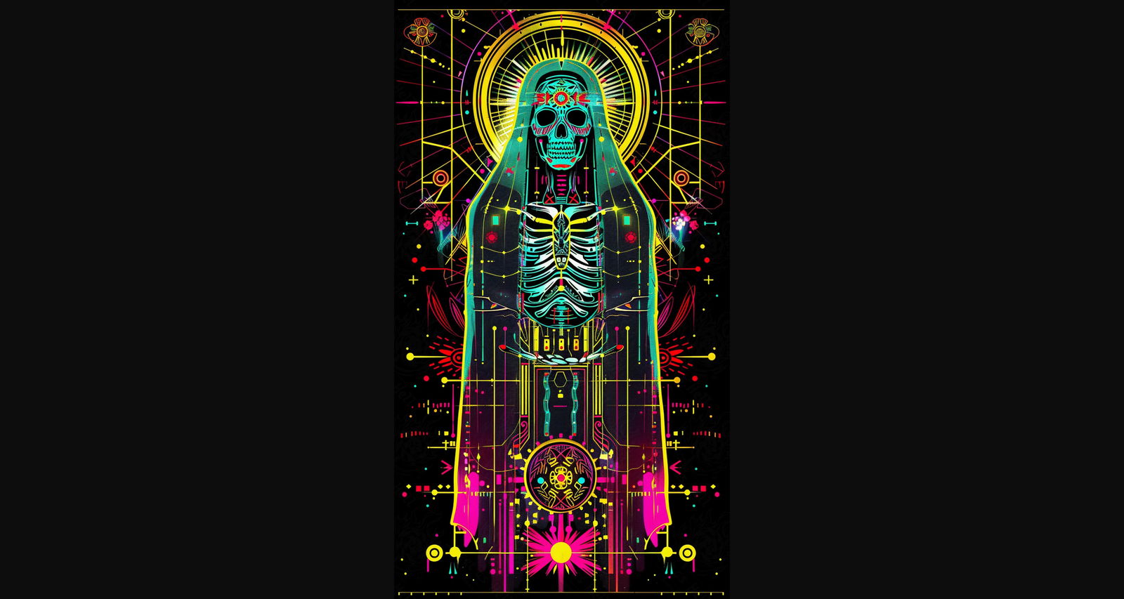 Mother Muerte 09 by 16 171 SN2091 - Sweet As Hell Designs