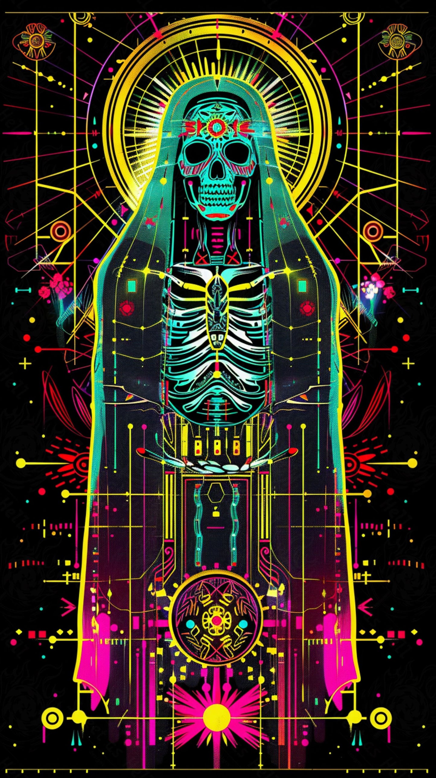 Mother Muerte 09 by 16 171 SN2091 - Sweet As Hell Designs