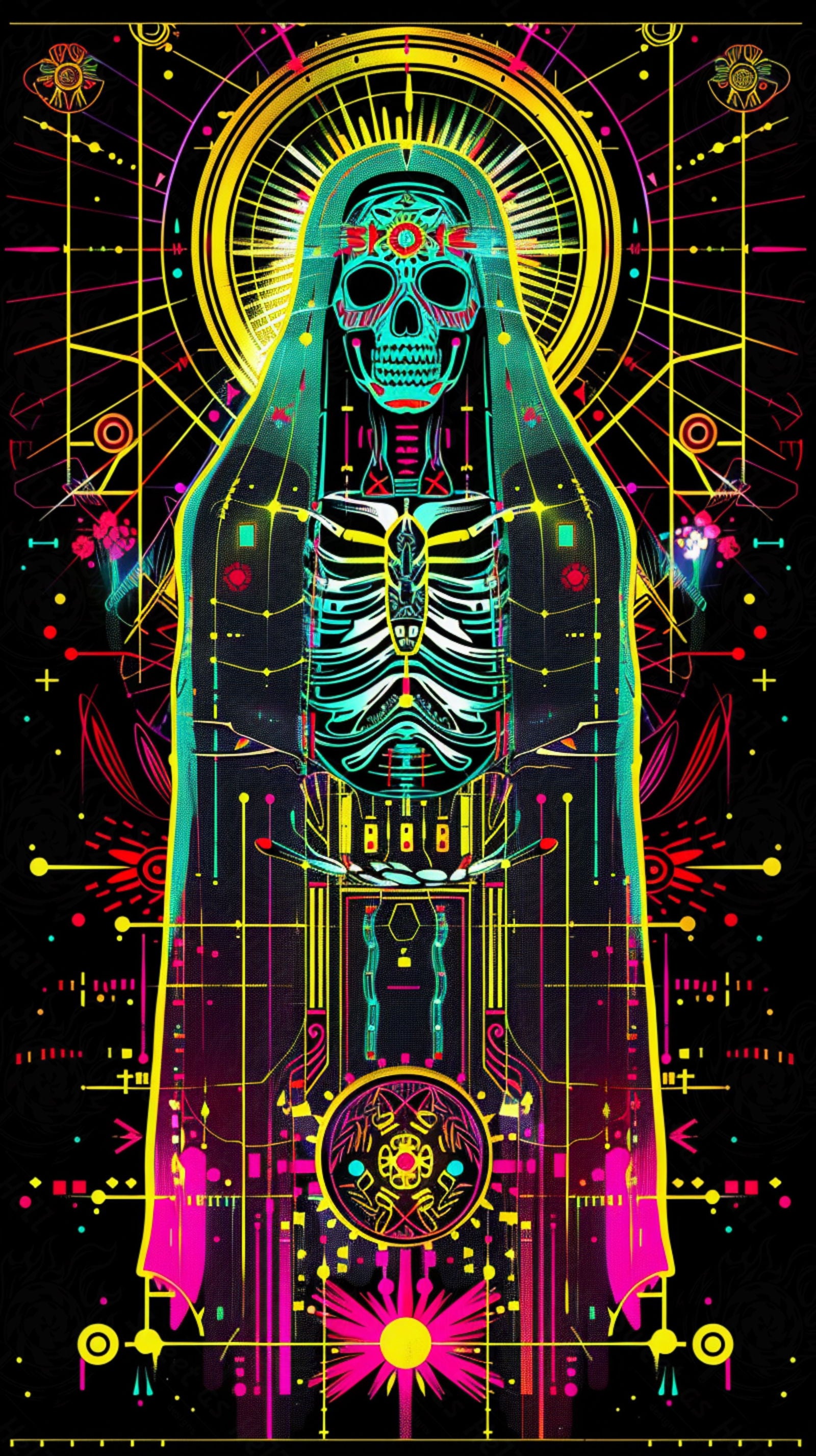 Mother Muerte 09 by 16 171 SN2091 - Sweet As Hell Designs