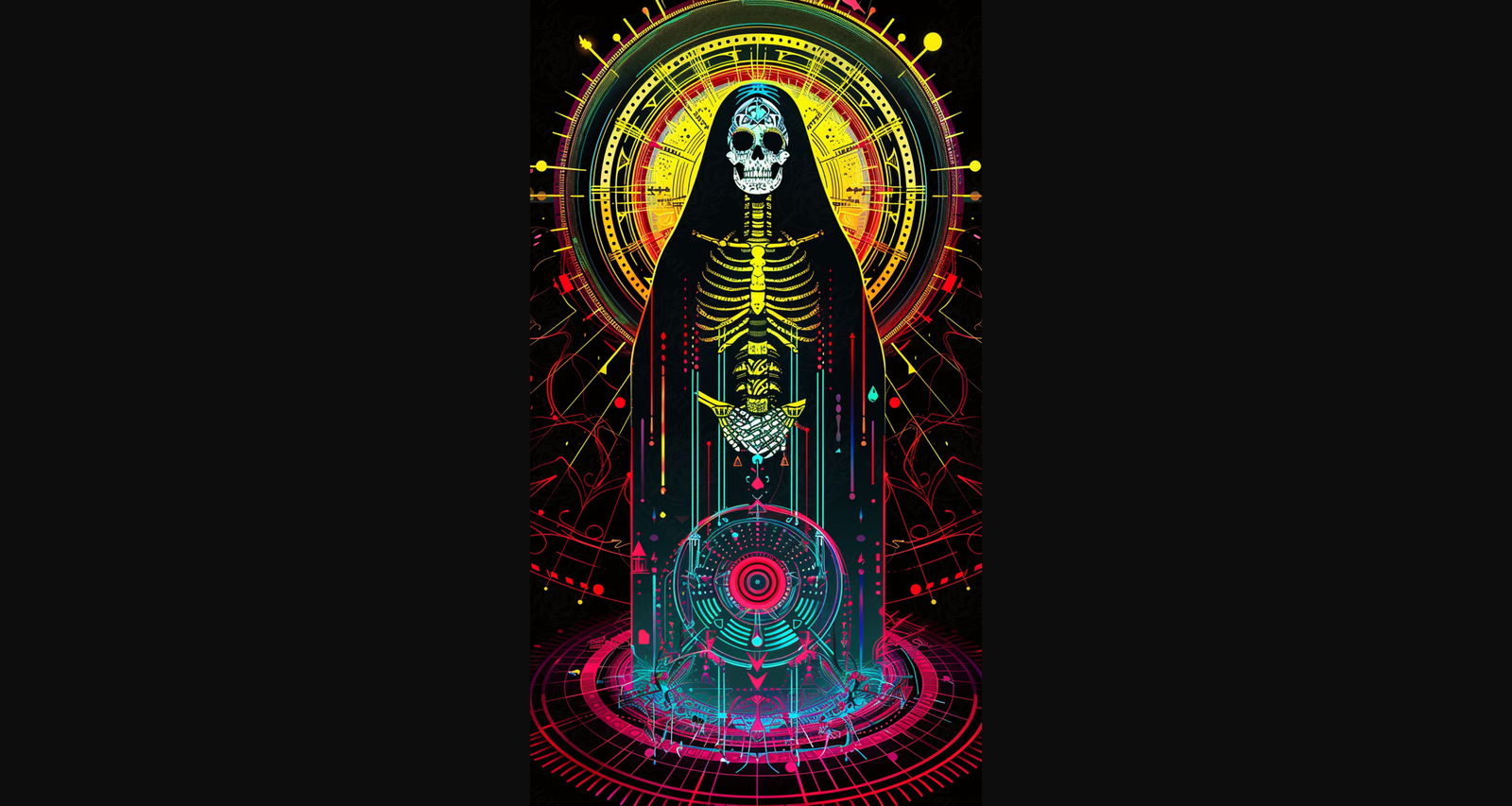 Mother Muerte 09 by 16 173 SN2093 - Sweet As Hell Designs