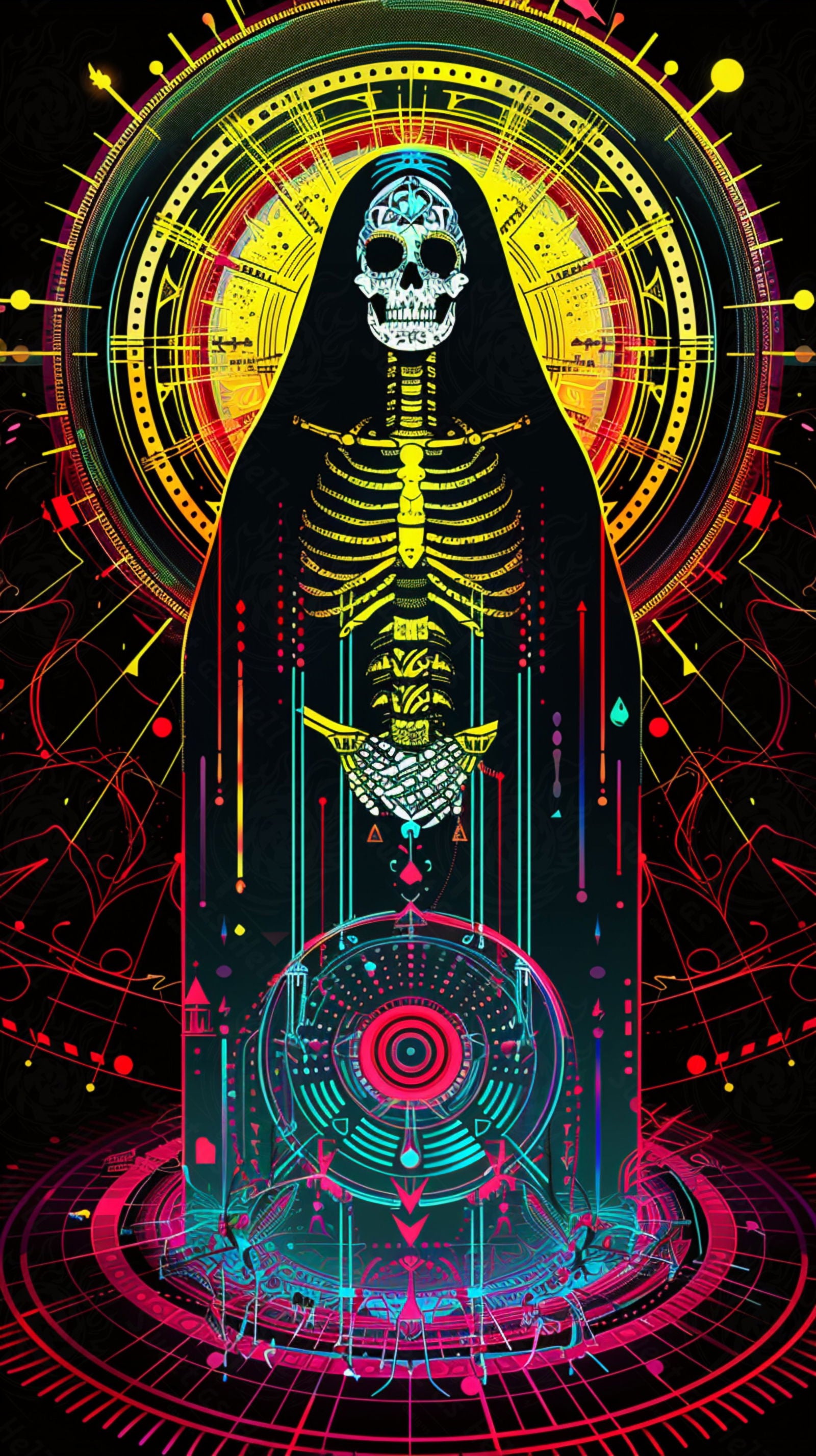 Mother Muerte 09 by 16 173 SN2093 - Sweet As Hell Designs
