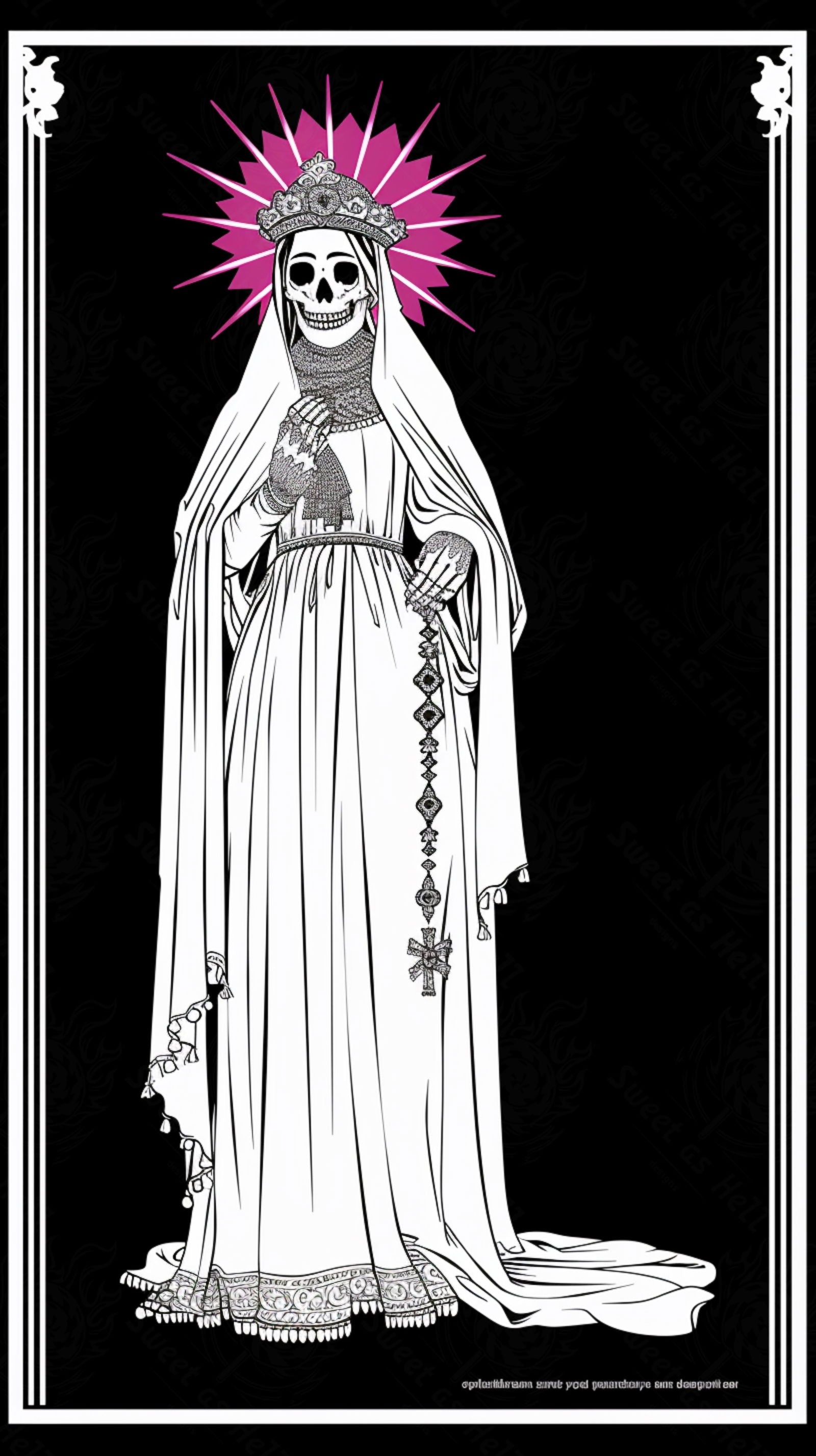 Mother Muerte 09 by 16 186 SN2106 - Sweet As Hell Designs
