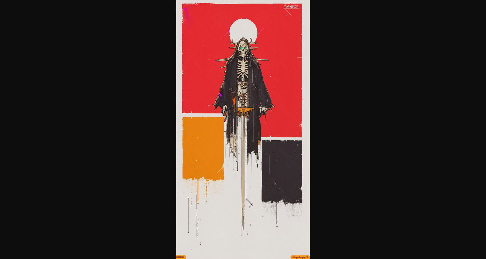Mother Muerte 09 by 16 200 SN2120 - Sweet As Hell Designs