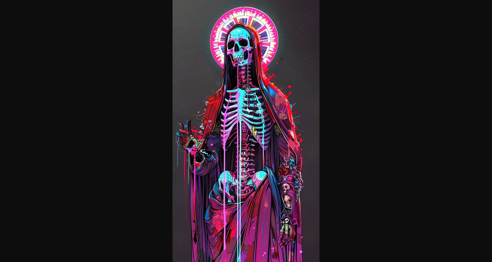 Mother Muerte 09 by 16 208 SN2128 - Sweet As Hell Designs