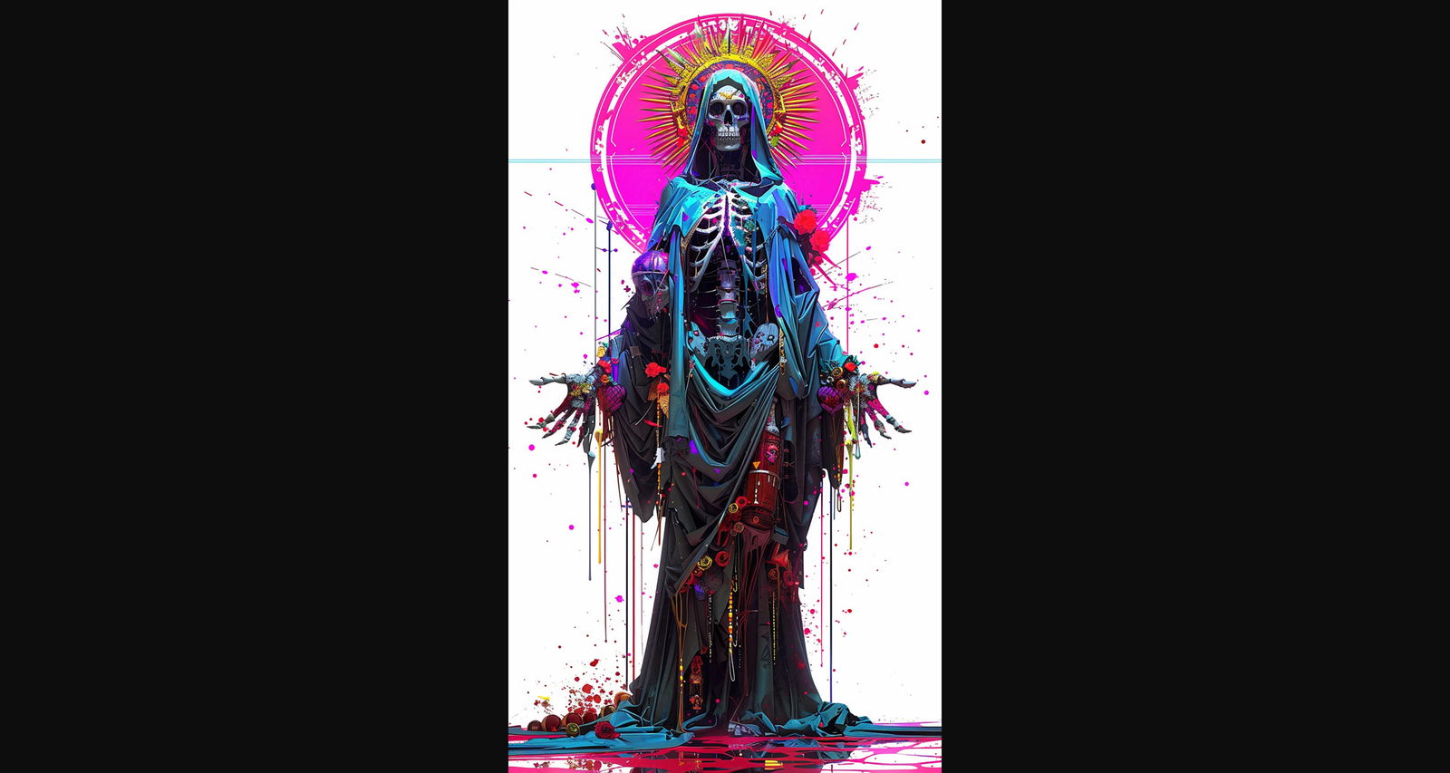 Mother Muerte 09 by 16 218 SN2138 - Sweet As Hell Designs