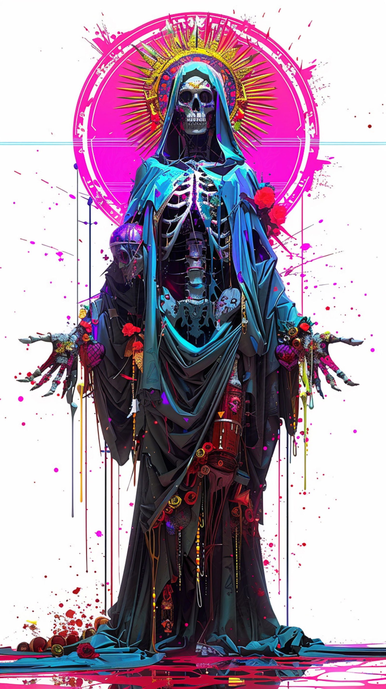Mother Muerte 09 by 16 218 SN2138 - Sweet As Hell Designs
