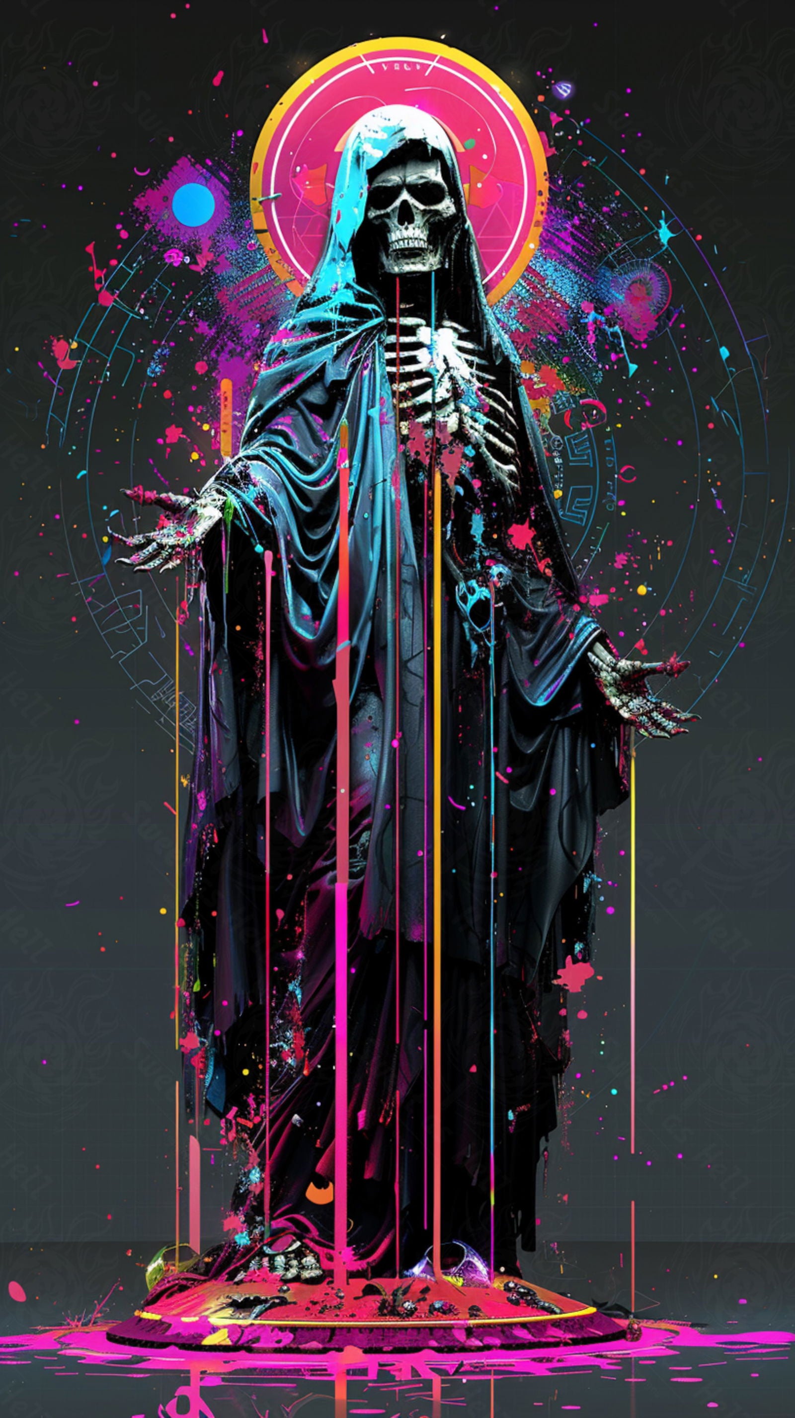Mother Muerte 09 by 16 221 SN2141 - Sweet As Hell Designs