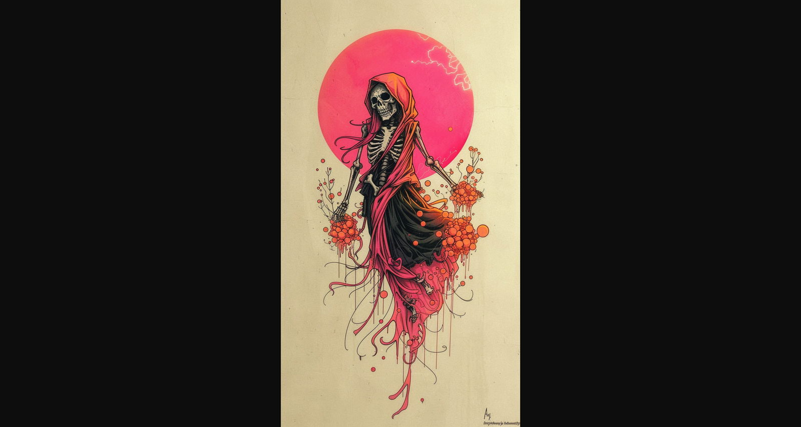Mother Muerte 09 by 16 230 SN2150 - Sweet As Hell Designs