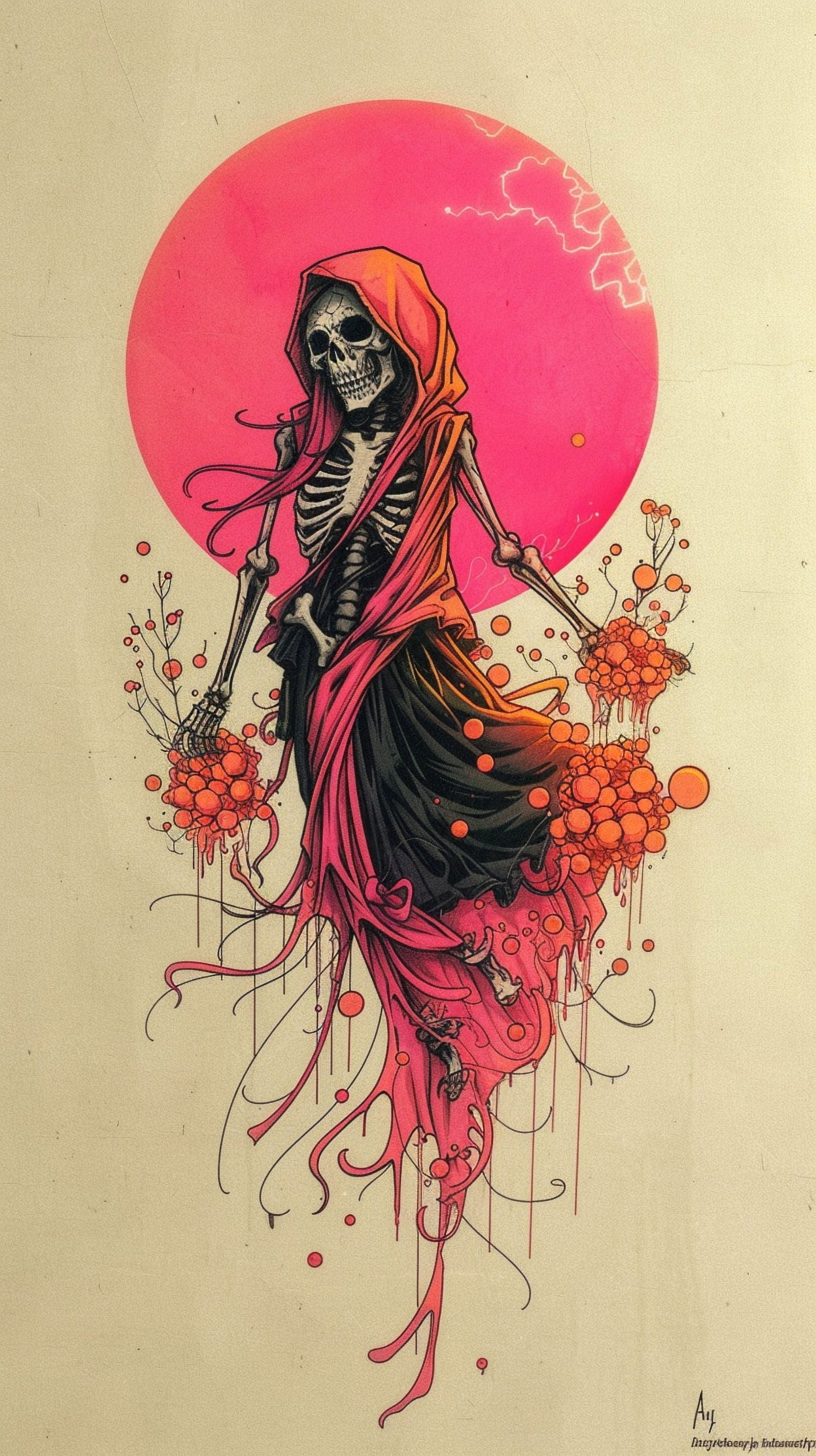 Mother Muerte 09 by 16 230 SN2150 - Sweet As Hell Designs