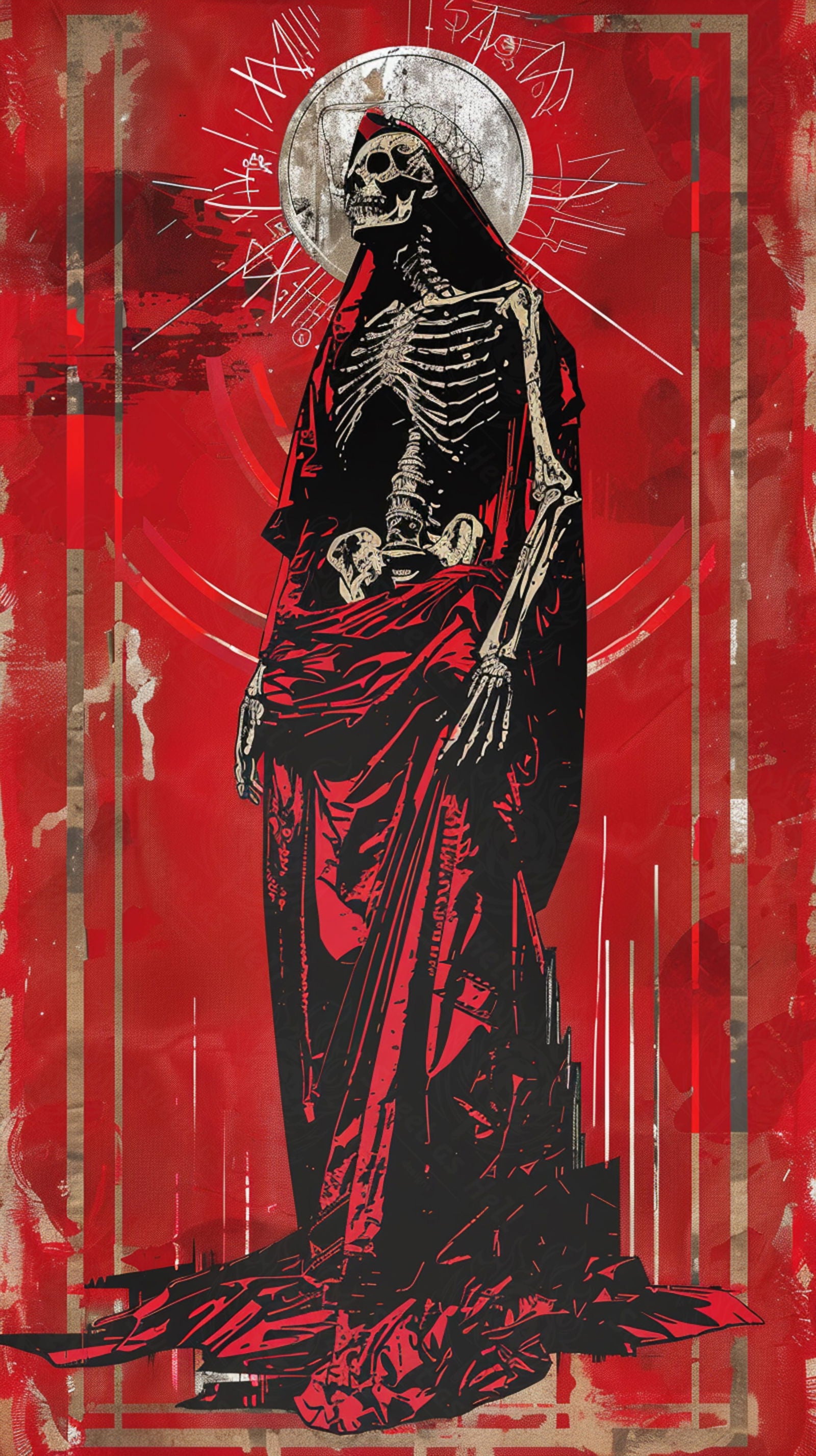 Mother Muerte 09 by 16 233 SN2153 - Sweet As Hell Designs