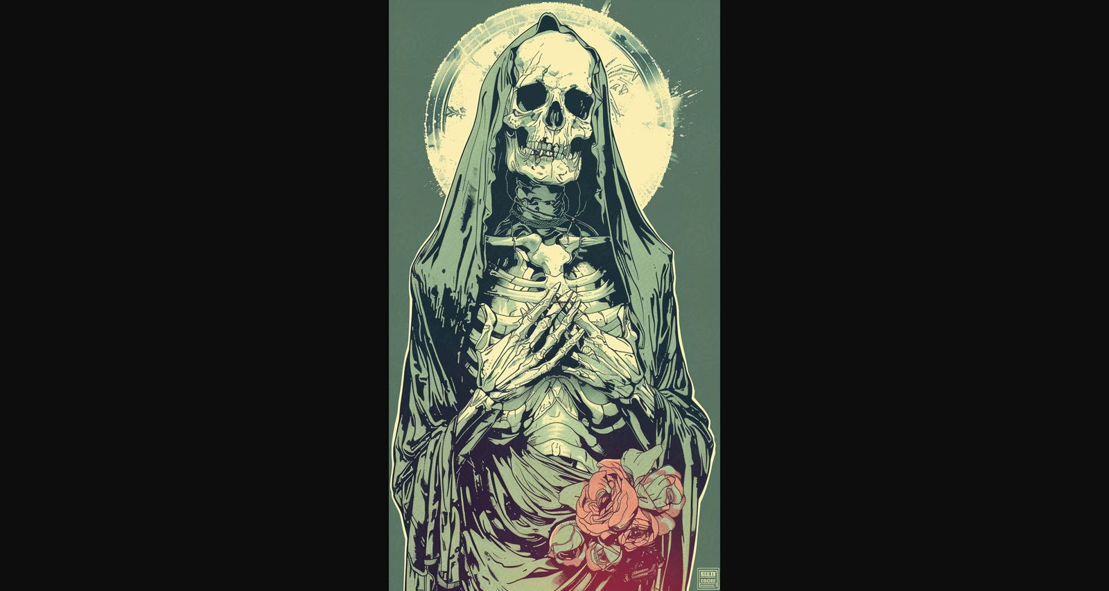 Mother Muerte 09 by 16 240 SN2160 - Sweet As Hell Designs