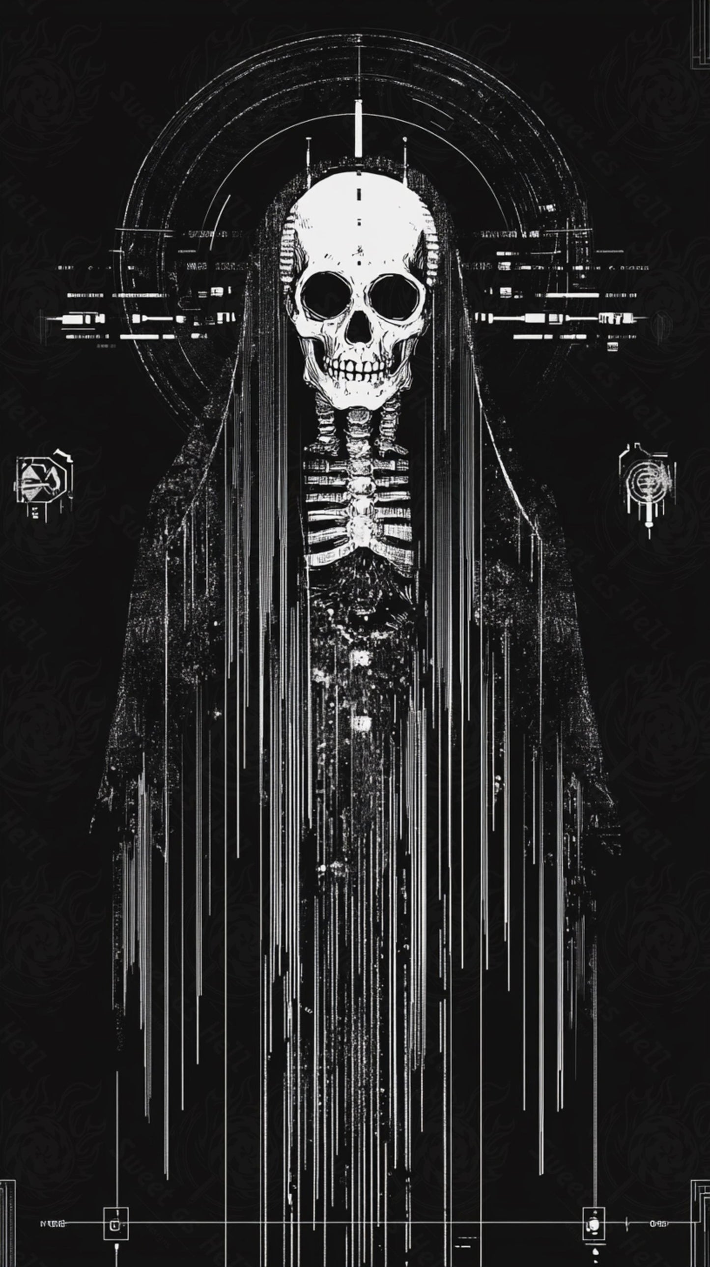 Mother Muerte 09 by 16 256 SN2176 - Sweet As Hell Designs