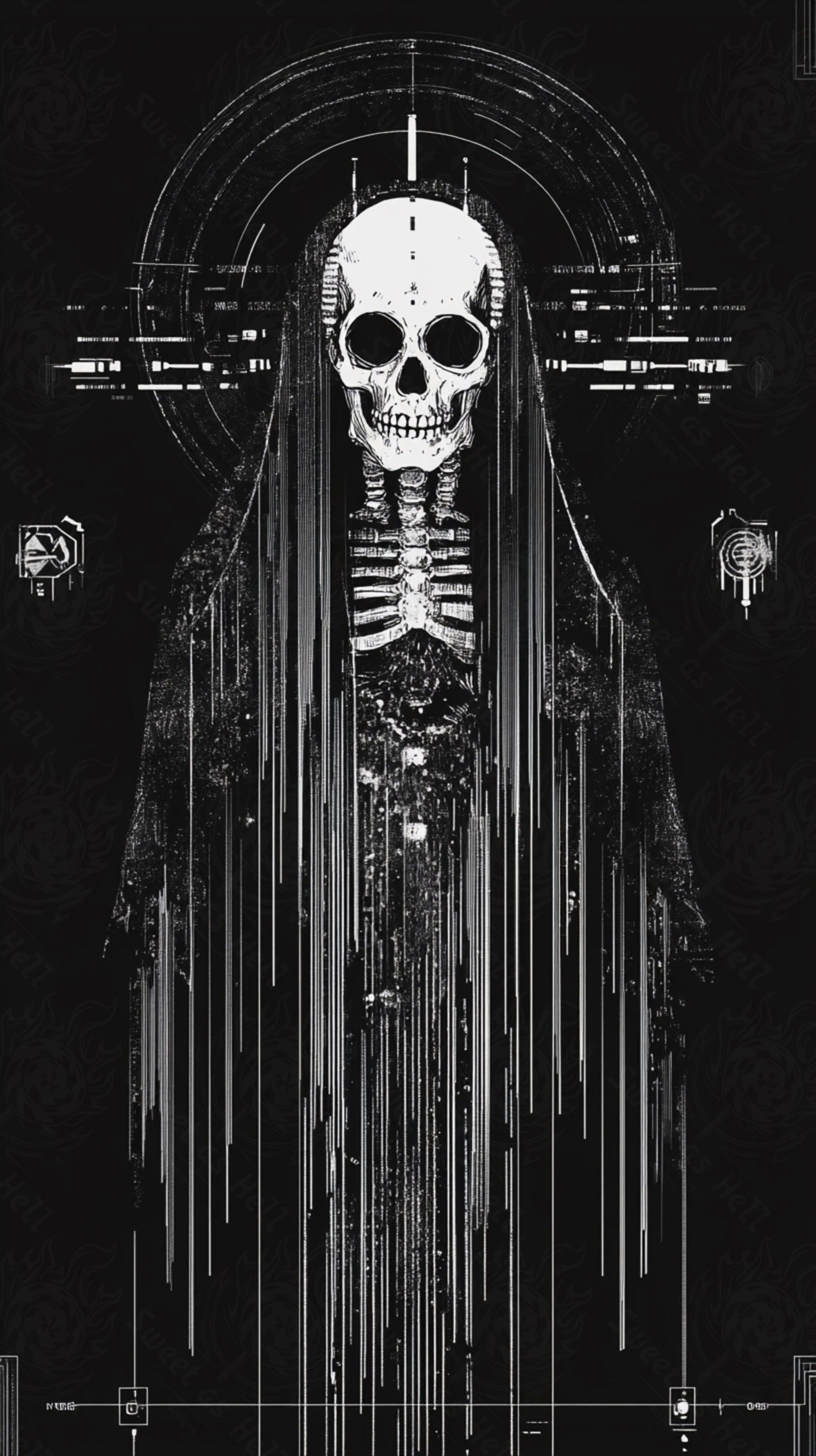 Mother Muerte 09 by 16 256 SN2176 - Sweet As Hell Designs