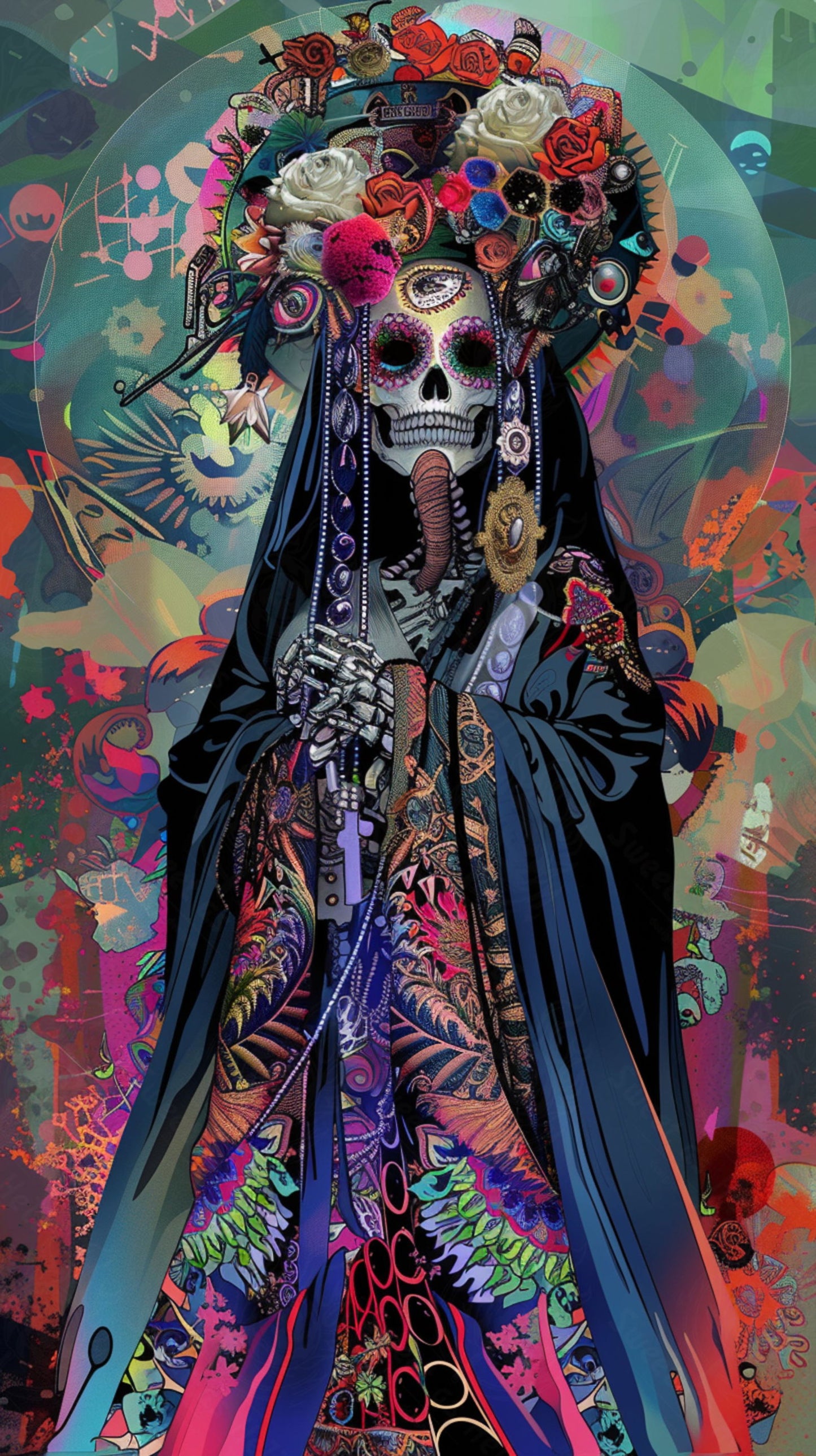 Mother Muerte 09 by 16 310 SN2230 - Sweet As Hell Designs