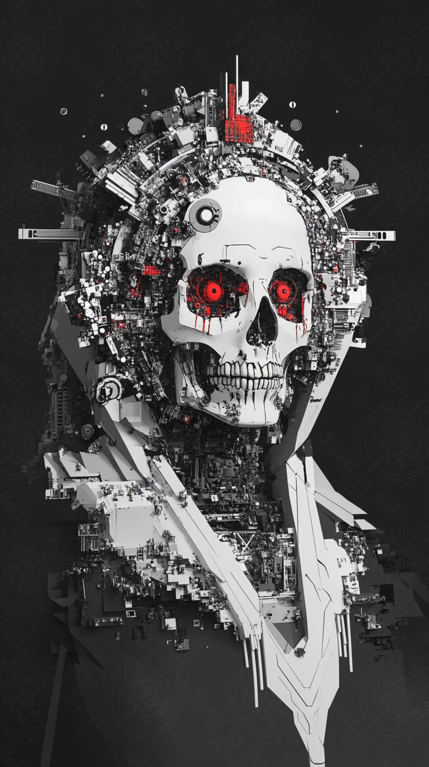 Mother Muerte 09 by 16 320 SN2240 - Sweet As Hell Designs