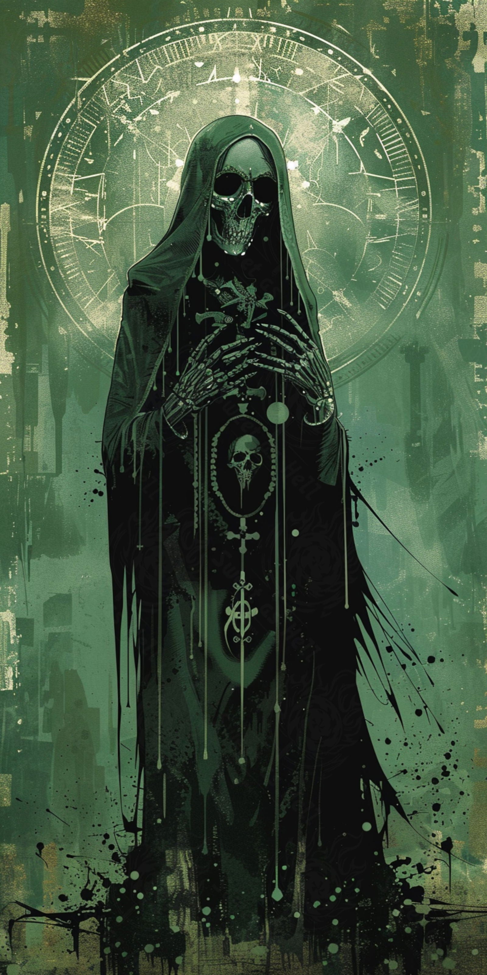 Mother Muerte 09 by 16 341 SN2261 - Sweet As Hell Designs
