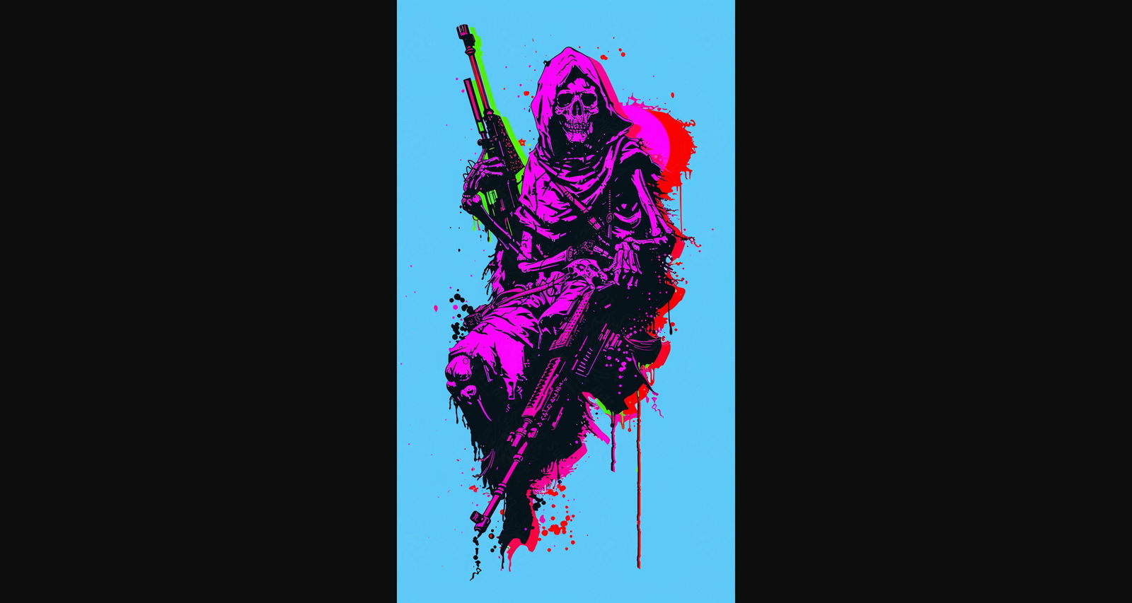 Mother Muerte 09 by 16 344 SN2264 - Sweet As Hell Designs
