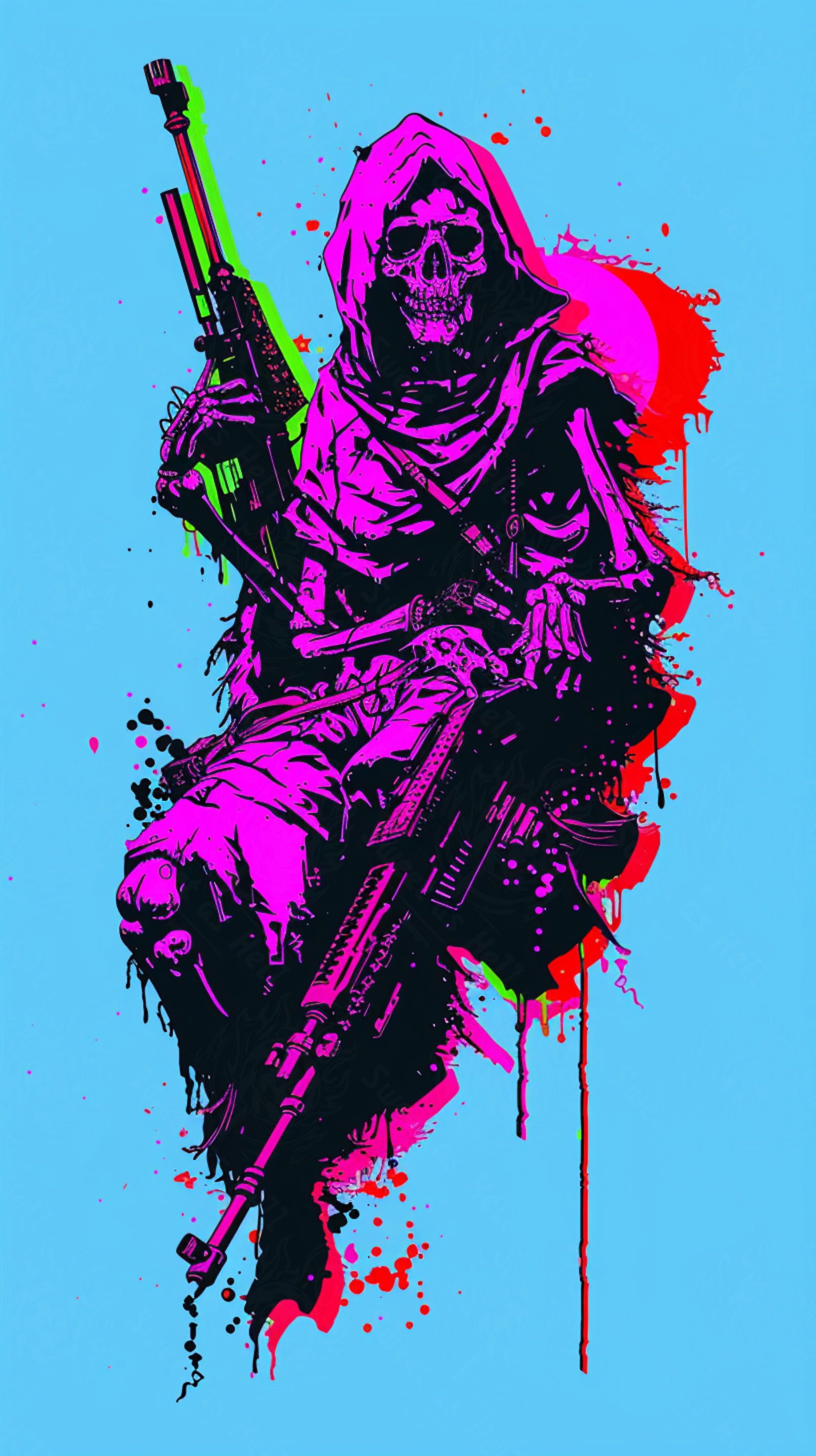 Mother Muerte 09 by 16 344 SN2264 - Sweet As Hell Designs