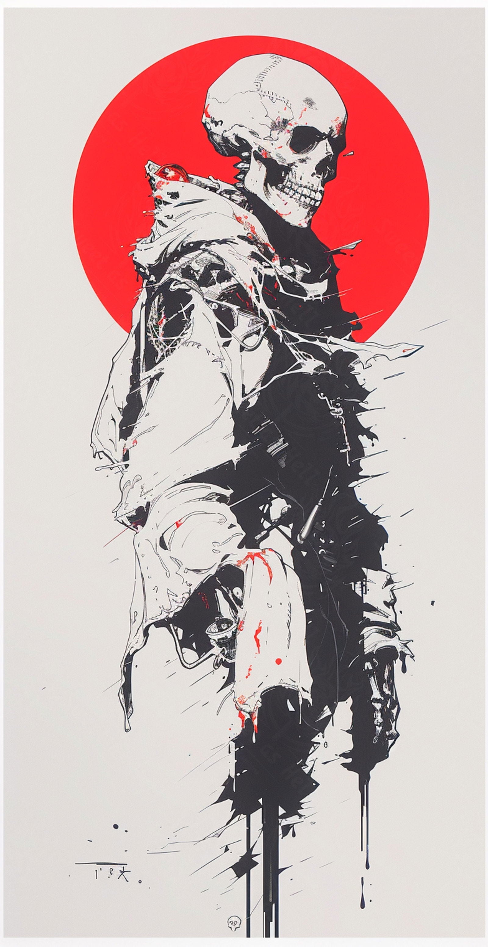 Mother Muerte 09 by 16 345 SN2265 - Sweet As Hell Designs