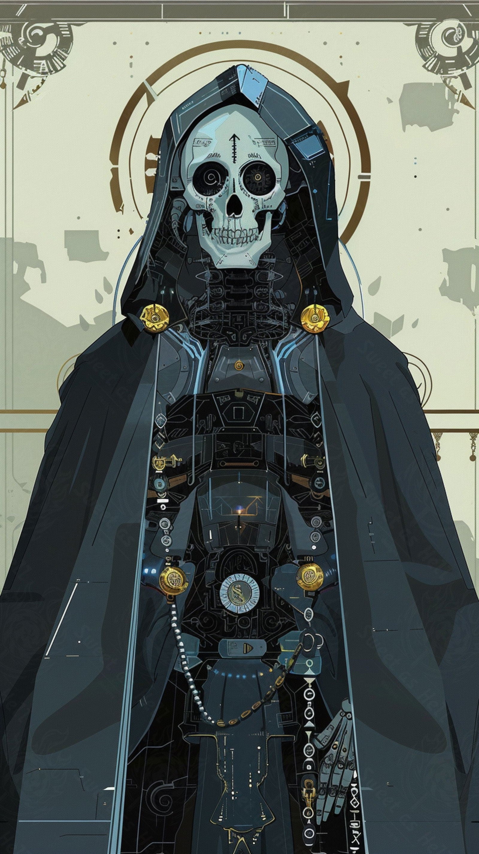 Mother Muerte 09 by 16 349 SN2269 - Sweet As Hell Designs