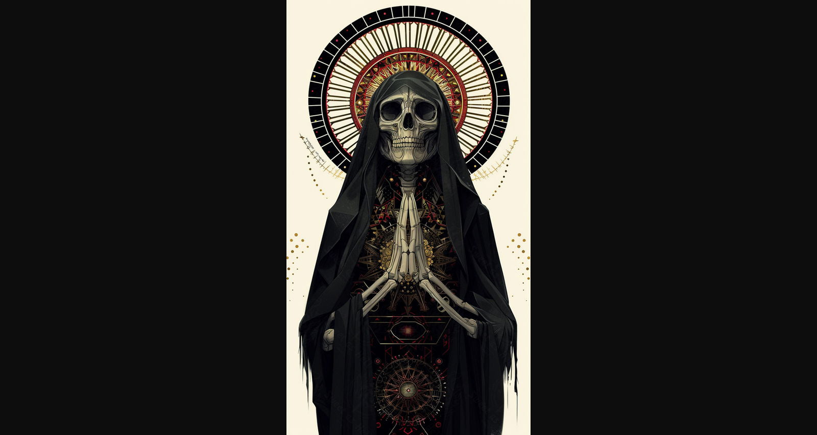 Mother Muerte 09 by 16 375 SN2295 - Sweet As Hell Designs