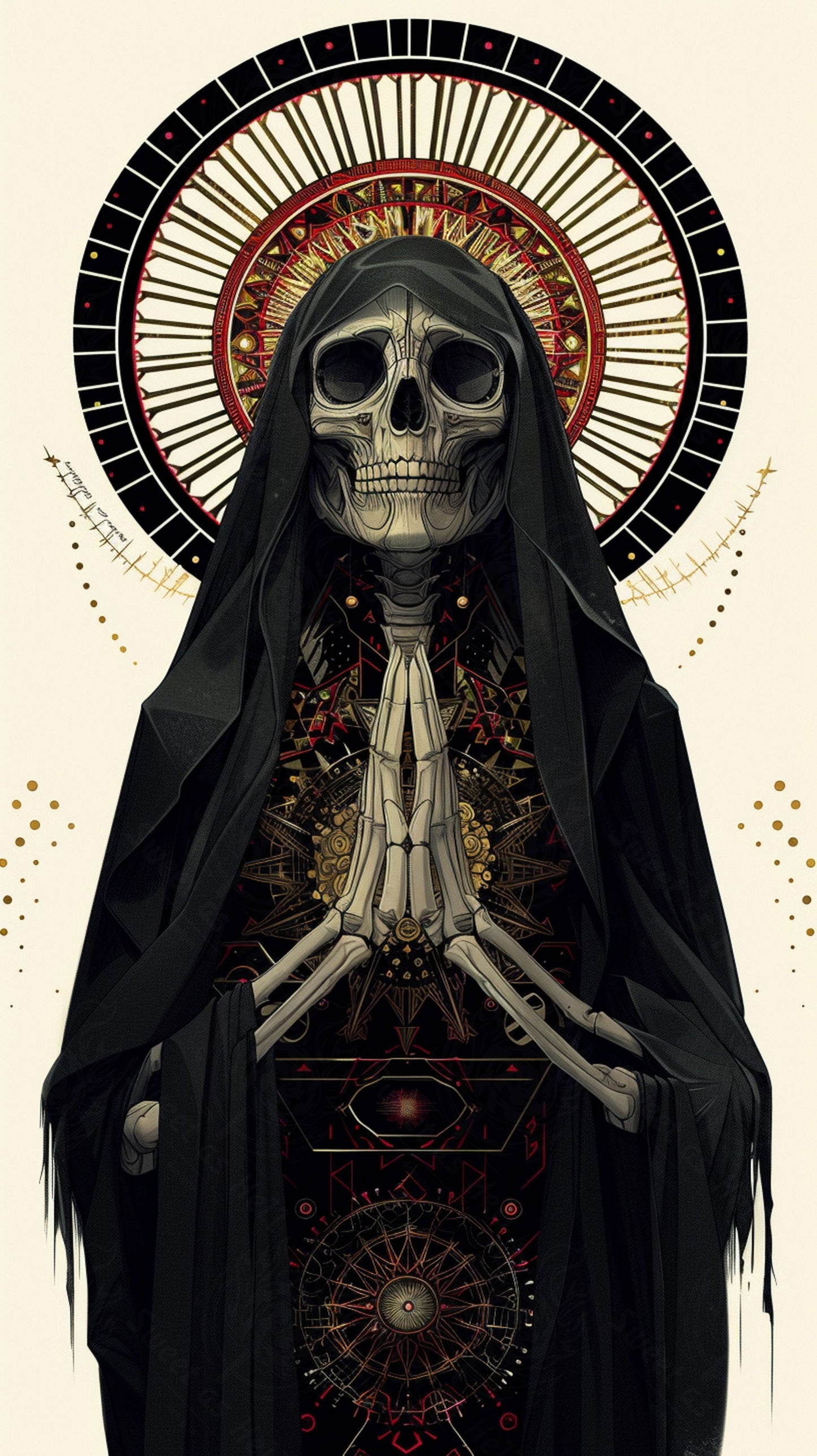 Mother Muerte 09 by 16 375 SN2295 - Sweet As Hell Designs