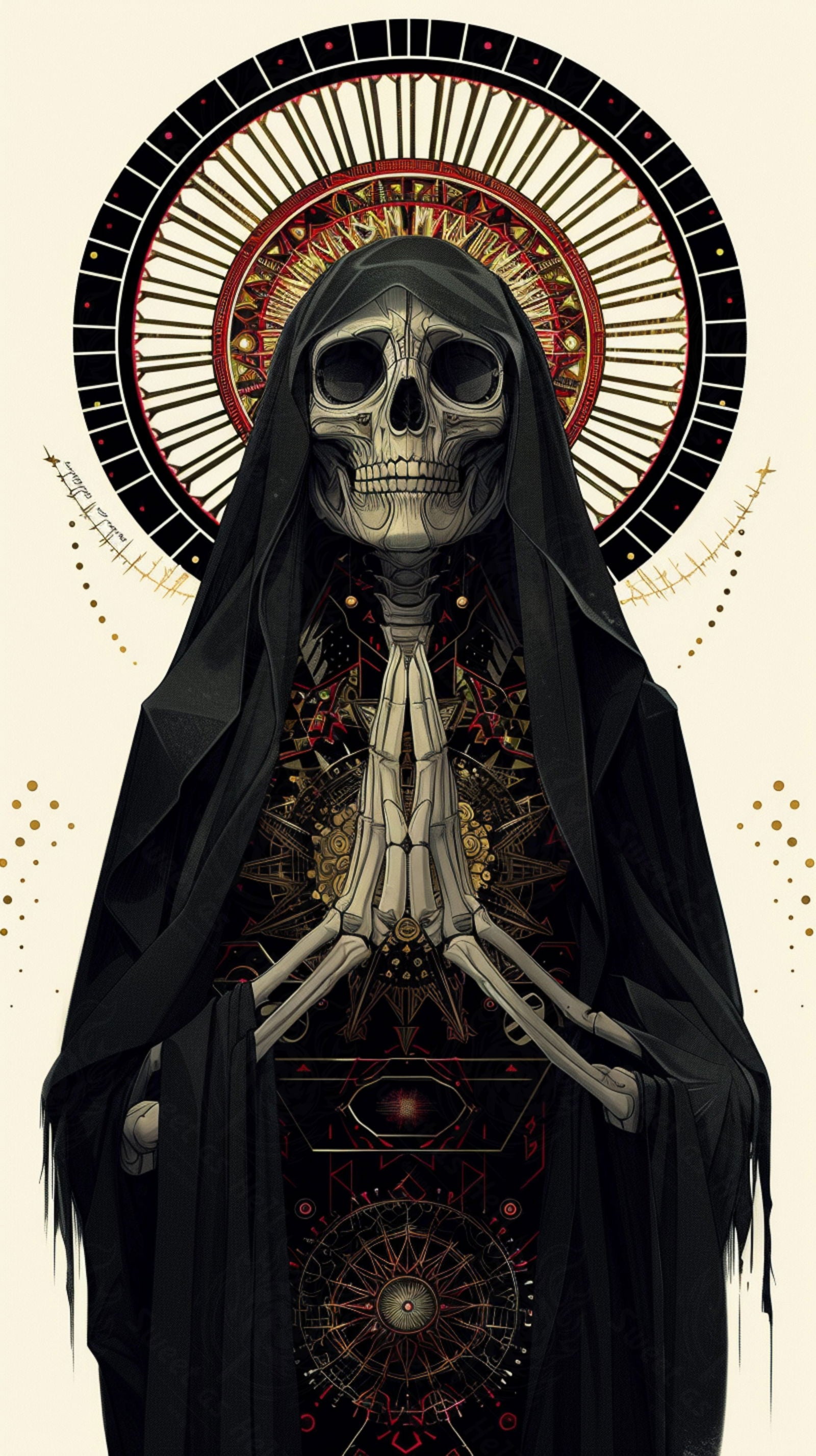 Mother Muerte 09 by 16 375 SN2295 - Sweet As Hell Designs