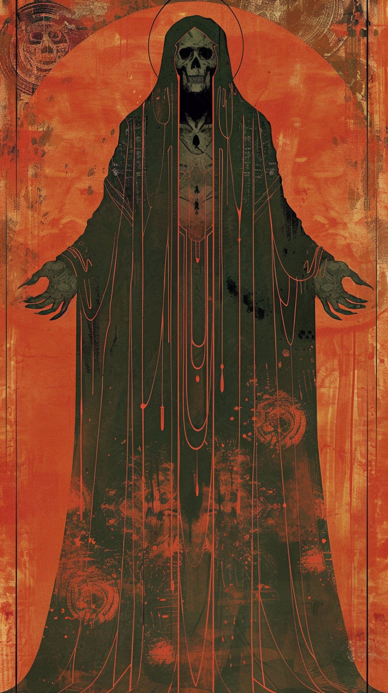 Mother Muerte 09 by 16 376 SN2296 - Sweet As Hell Designs