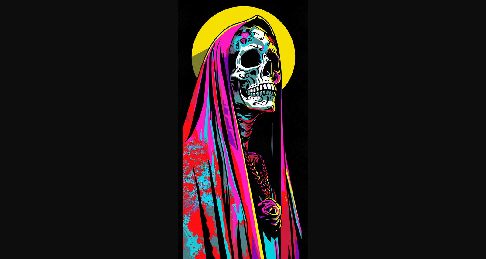 Mother Muerte 09 by 16 380 SN2300 - Sweet As Hell Designs