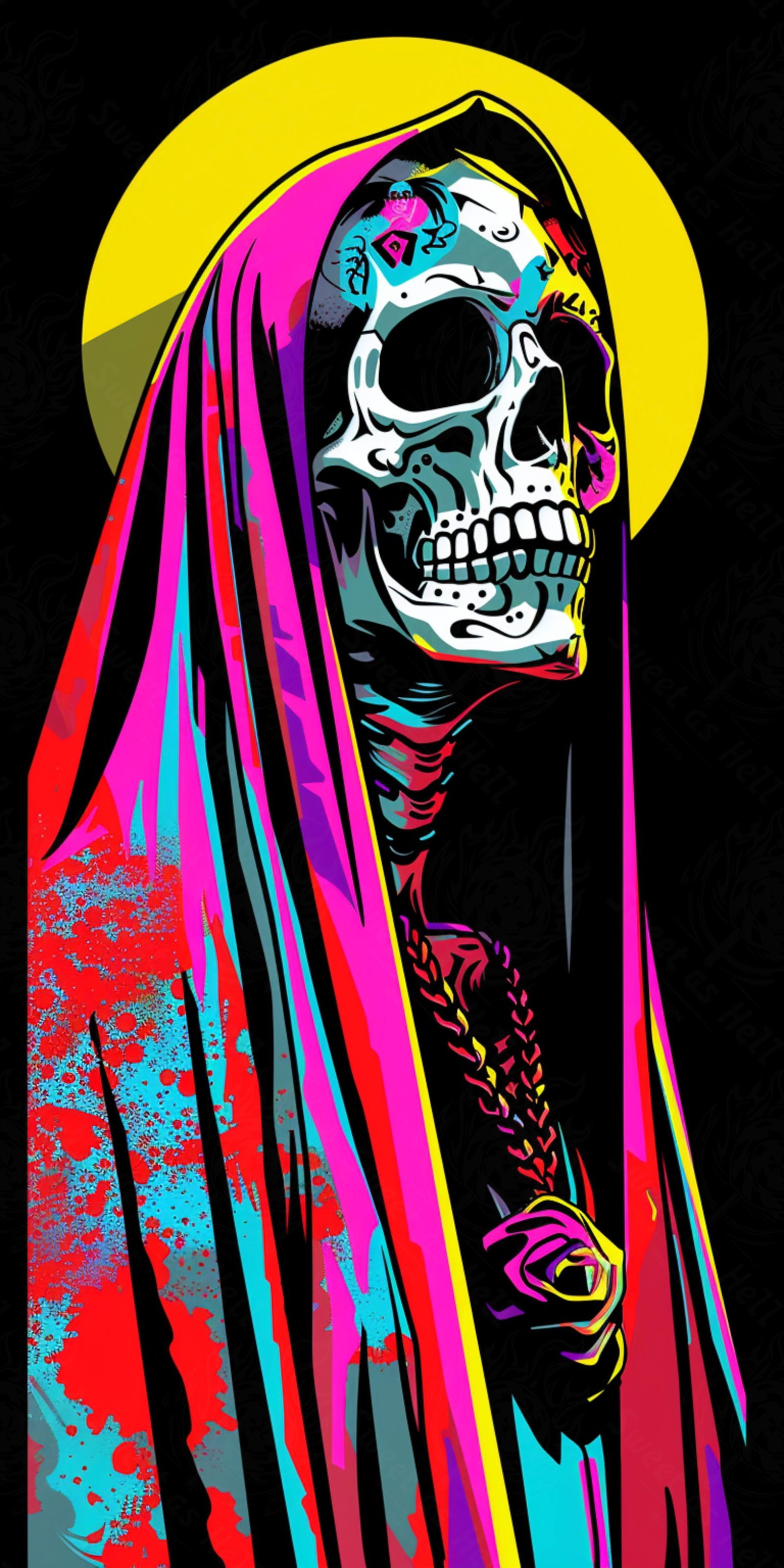 Mother Muerte 09 by 16 380 SN2300 - Sweet As Hell Designs