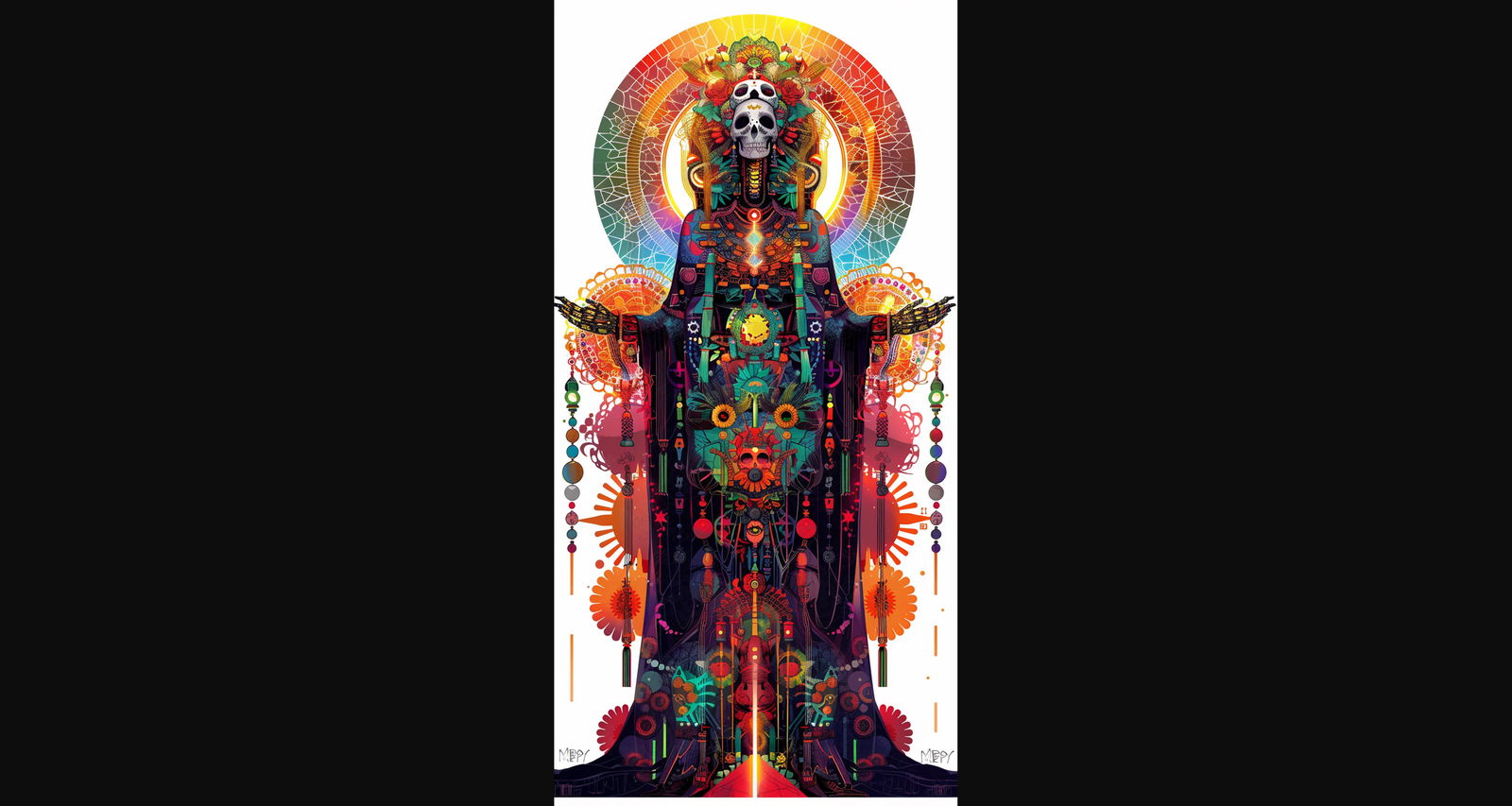 Mother Muerte 09 by 16 391 SN2311 - Sweet As Hell Designs