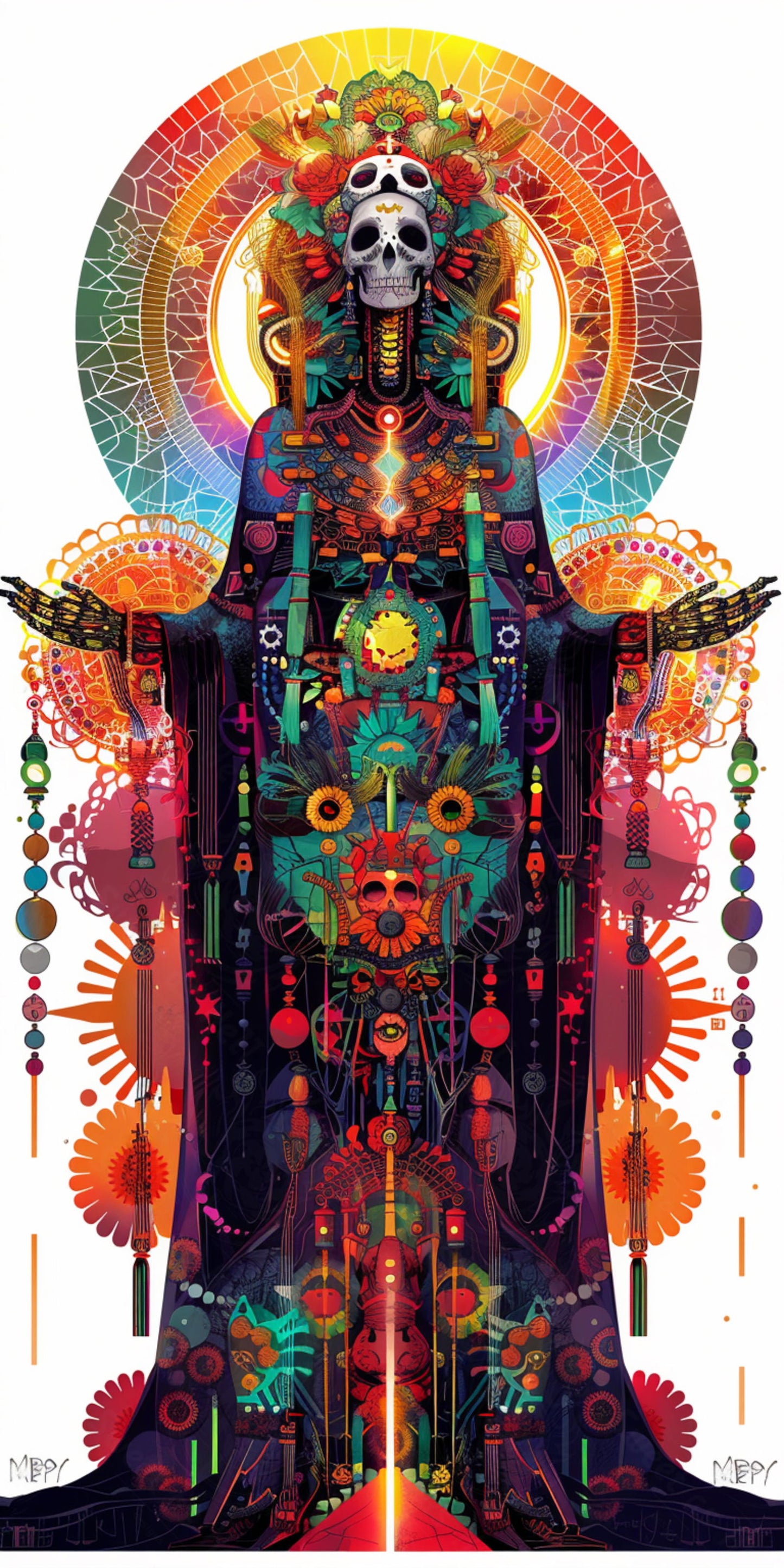 Mother Muerte 09 by 16 391 SN2311 - Sweet As Hell Designs