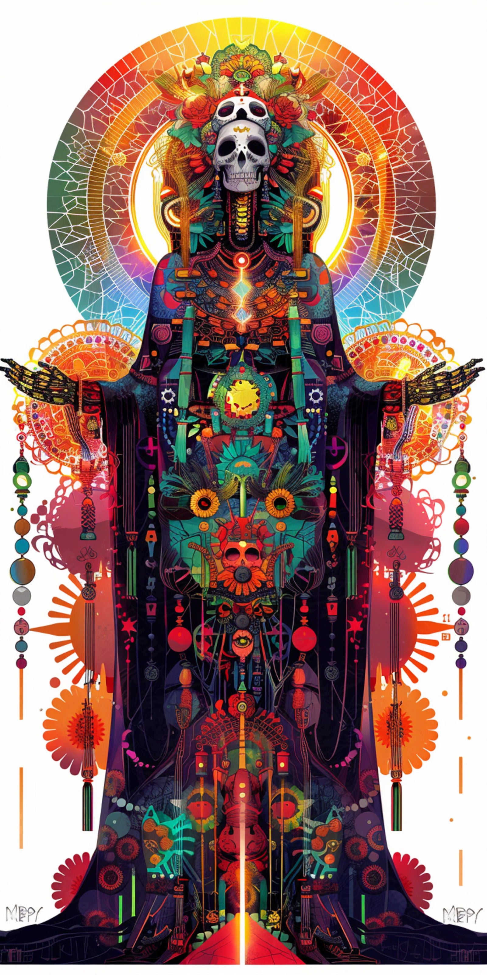 Mother Muerte 09 by 16 391 SN2311 - Sweet As Hell Designs